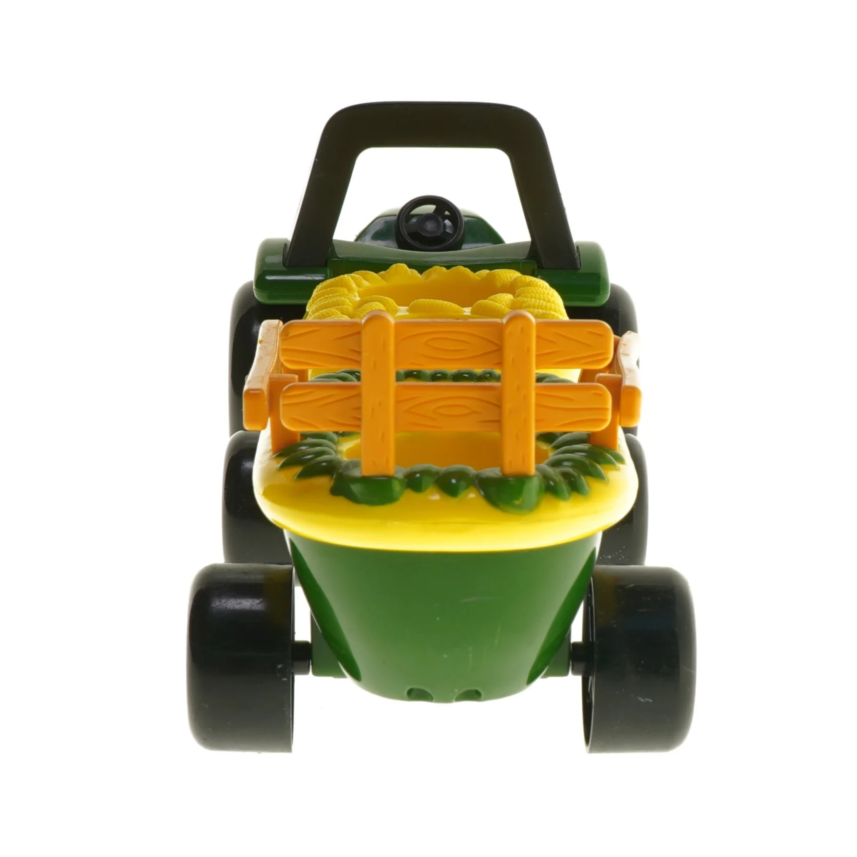 Legetøjstraktor med vogn (str. 11x36x9,5 cm)