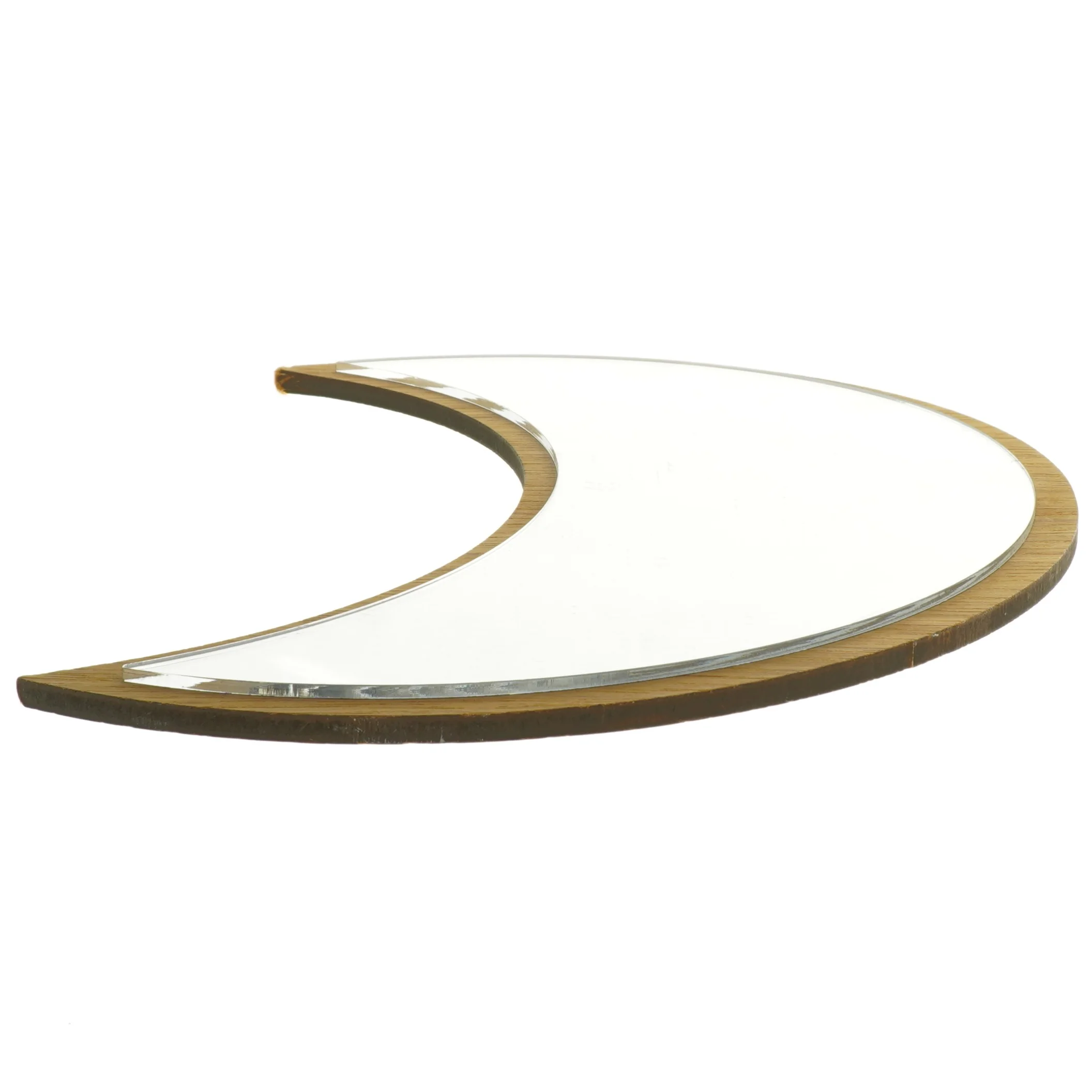 Halvmånedspejl (str. 30x26,5 cm)