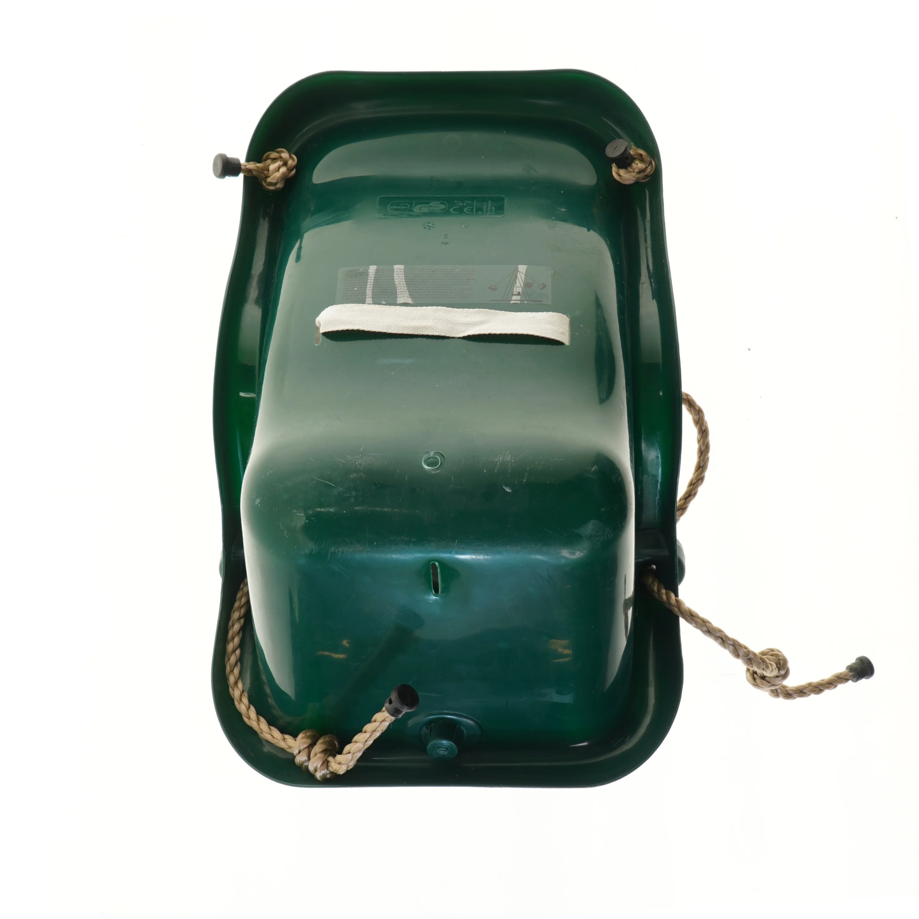 Grøn plastiksæde (str. 54x35 cm)