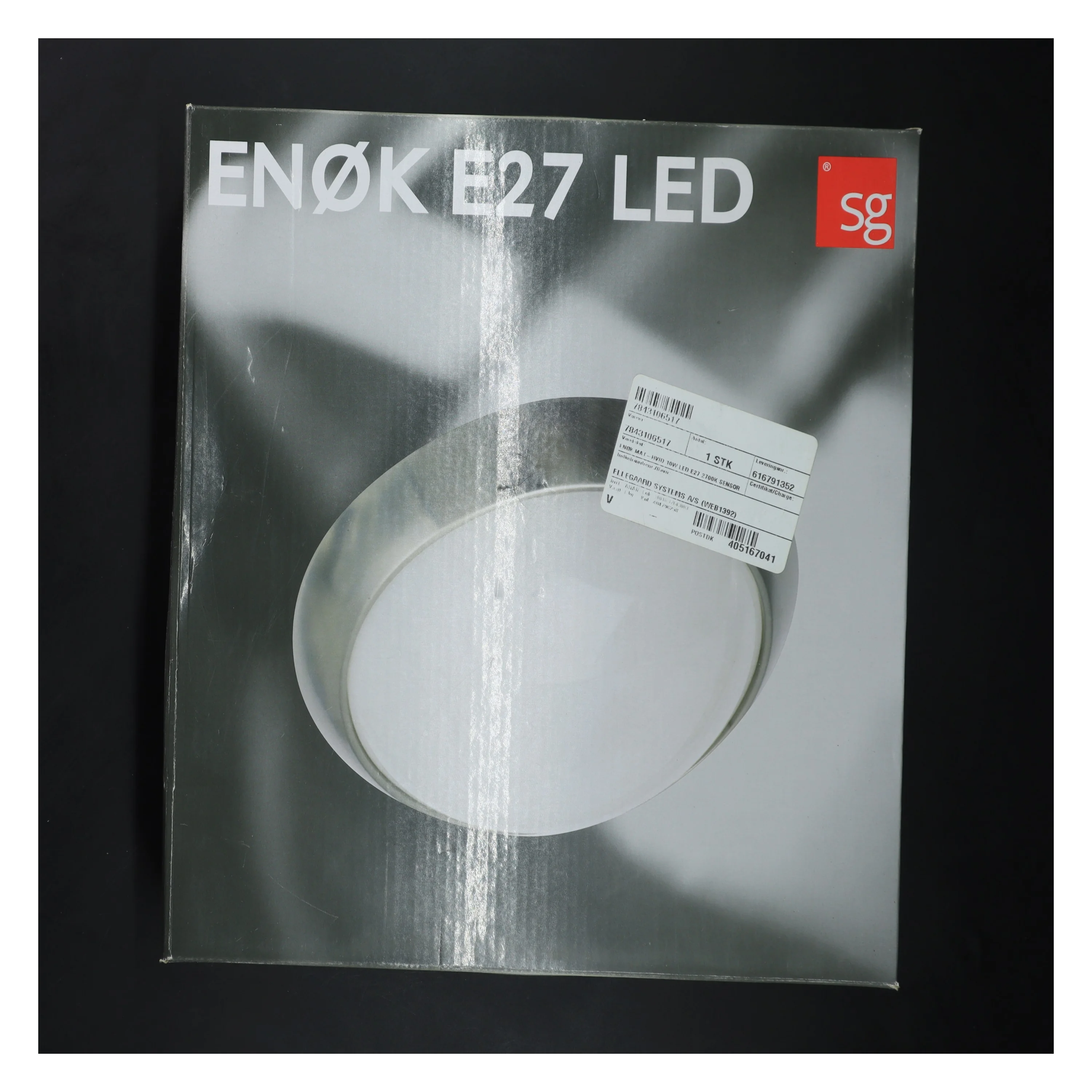 LED loftslampe fra SG (str. Ø 28 cm)