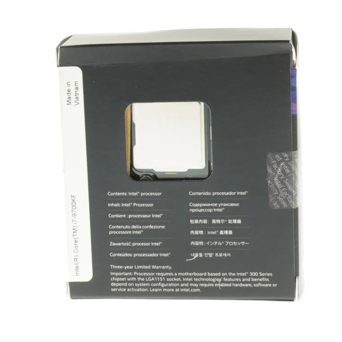 Intel Core i7-9700KF processor fra Intel