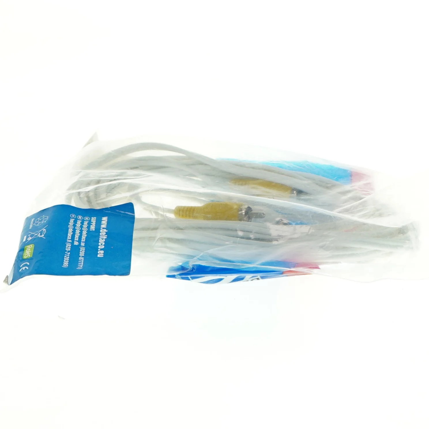 VGA til S-Video / RCA Adapter Kabel fra Deltaco (str. 5 m)