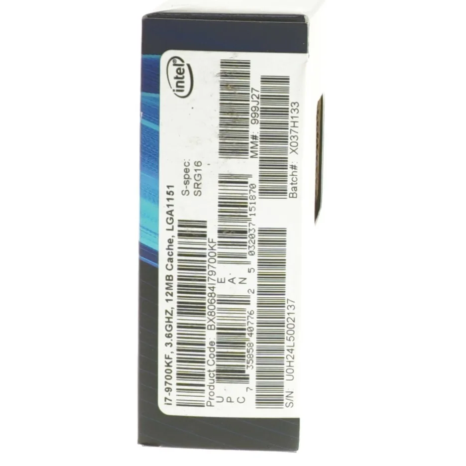 Intel i7-9700KF processor fra Intel