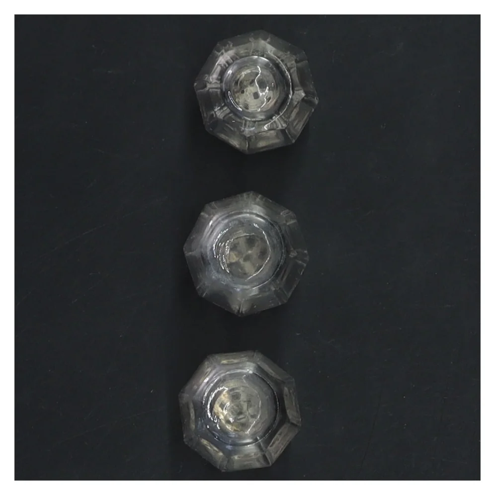 Sæt med tre glas salt- og peberbøsser (str. 3,5 cm)