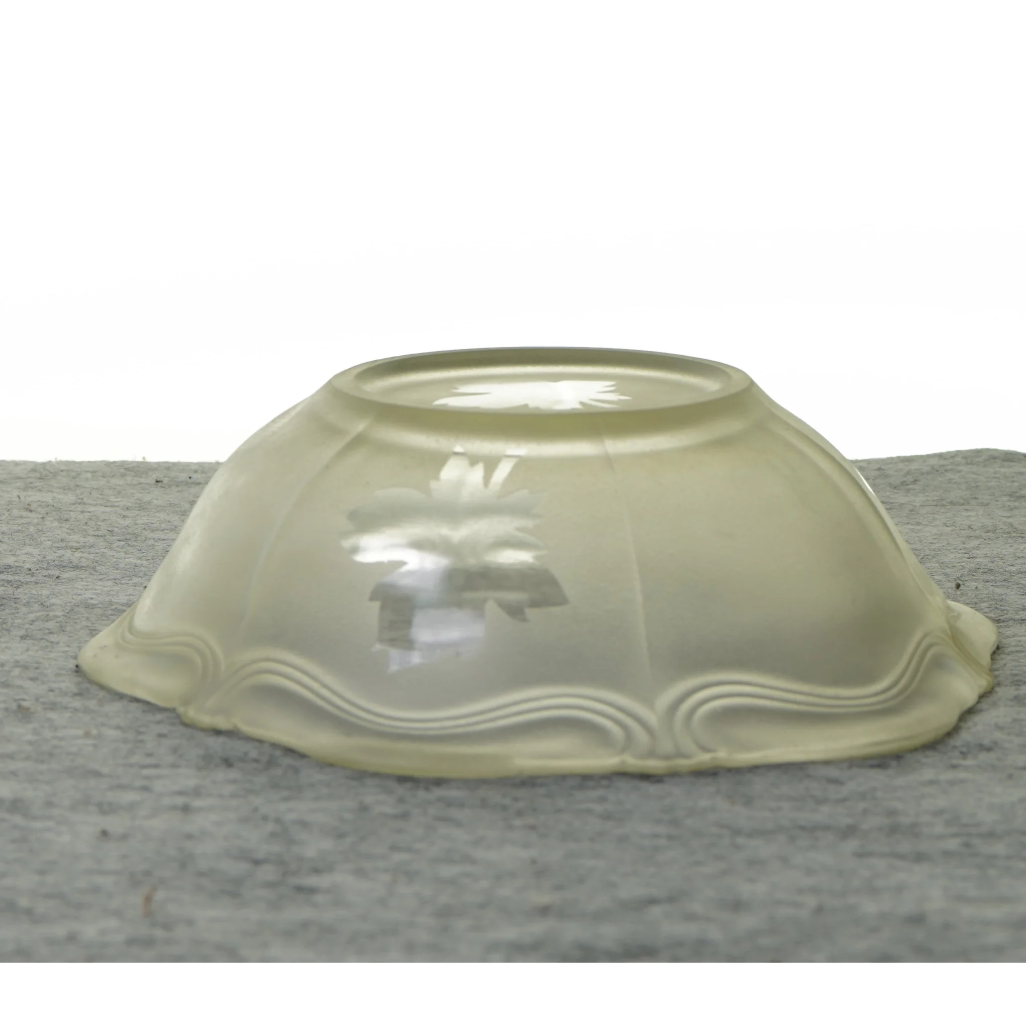 Skål i glas (str. 23 cm)