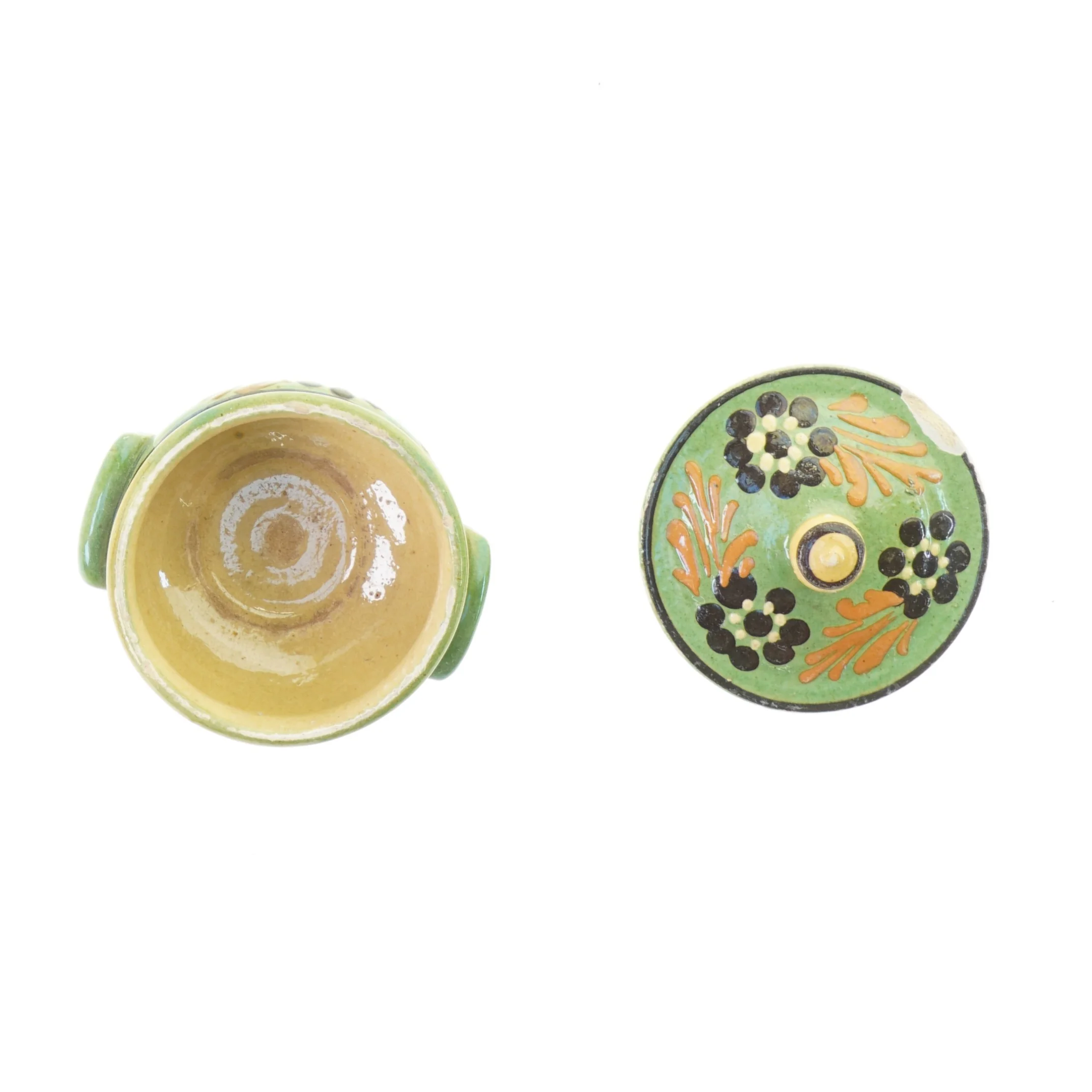 Krukke med låg (str. 12 x 7 cm)