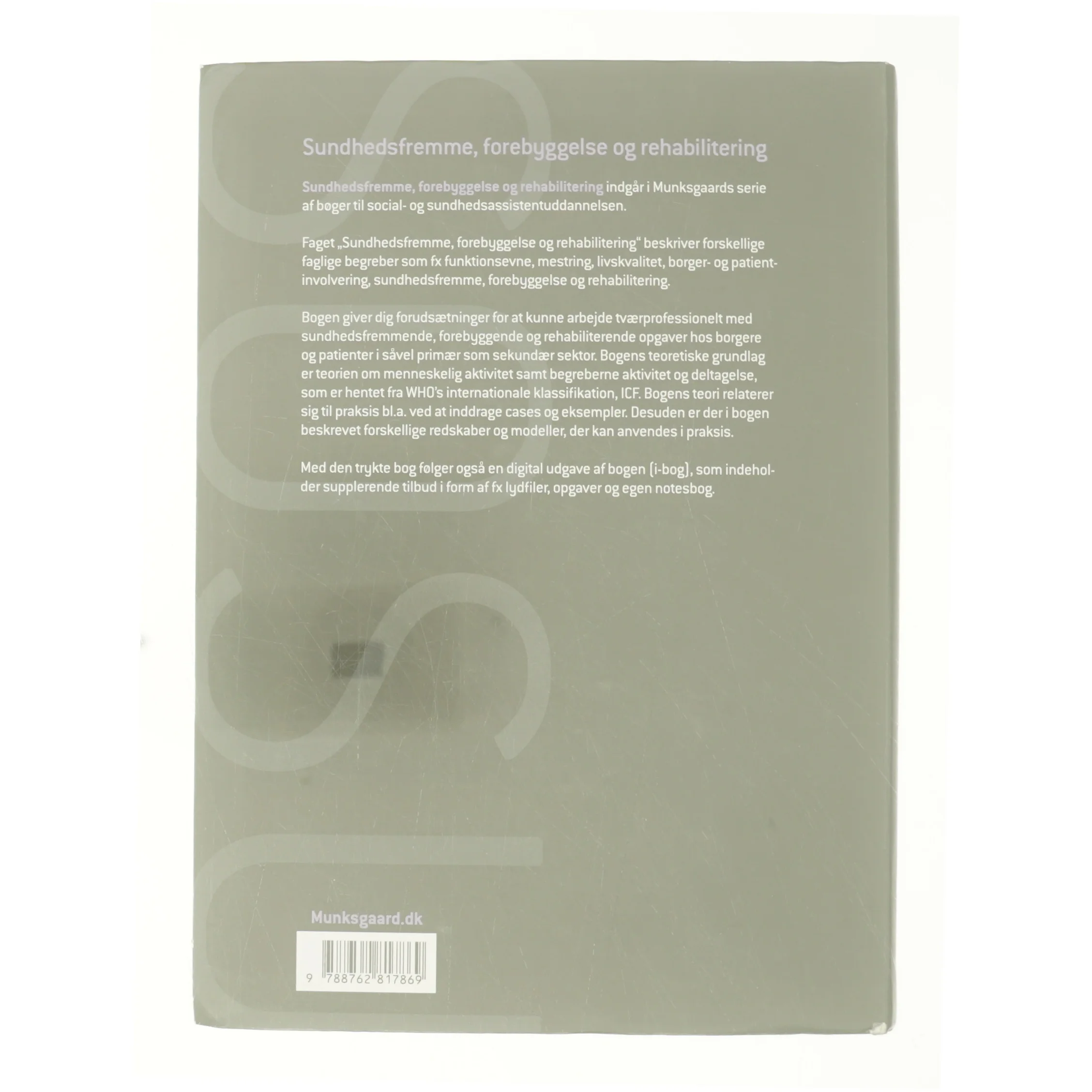 Sundhedsfremme, forebyggelse og rehabilitering (Bog)