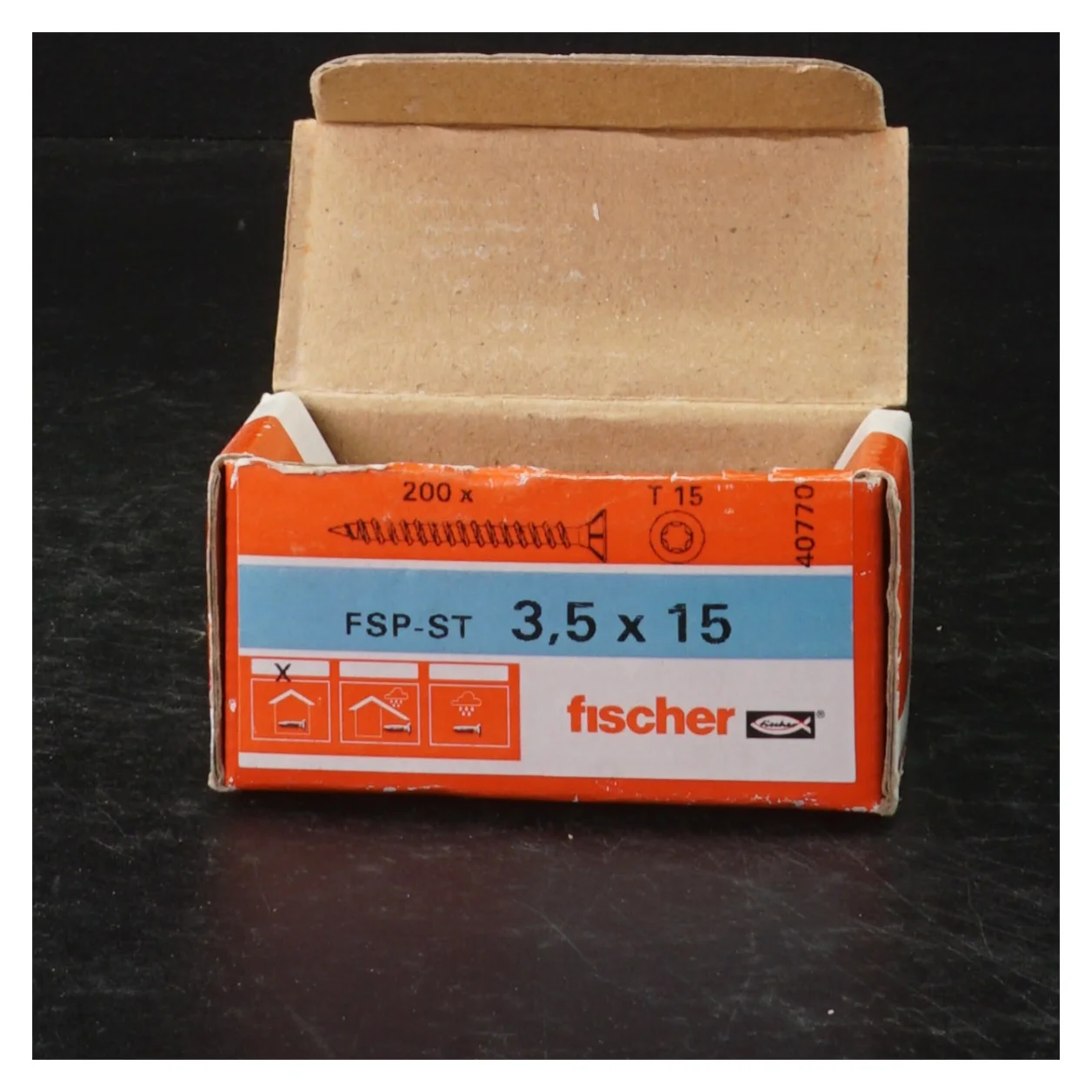 Fischer skruer (str. 3,5 x 15 mm)