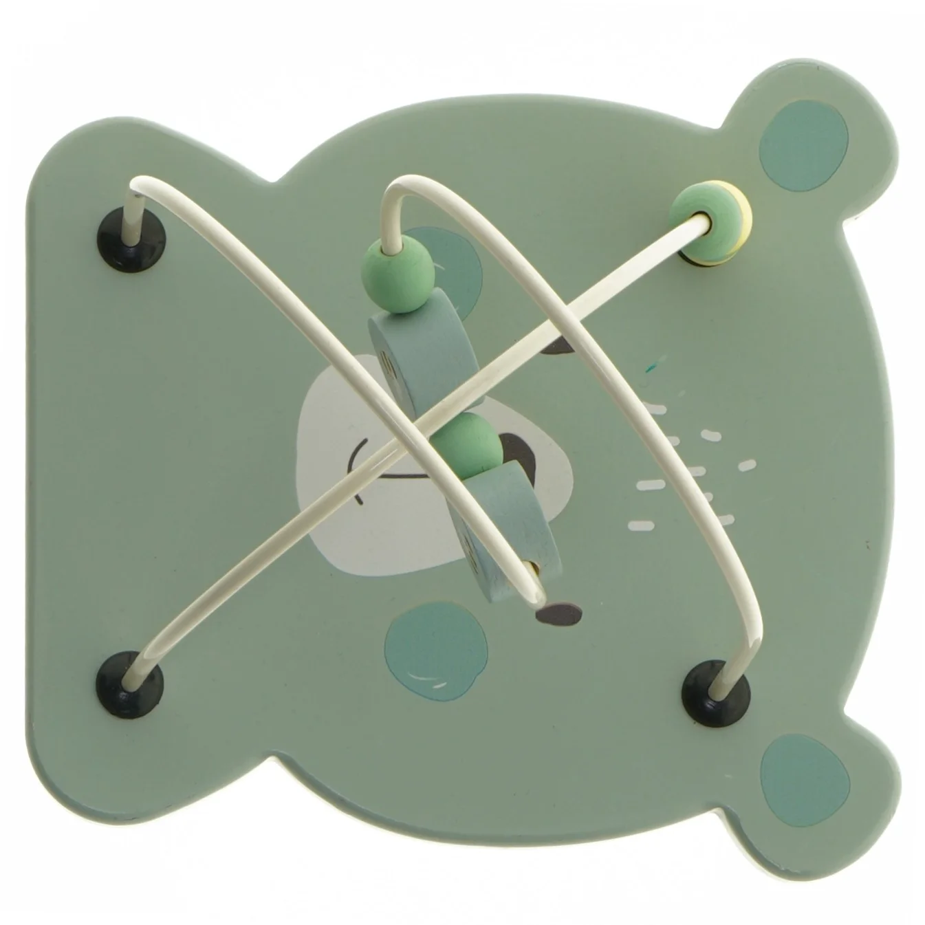 Motorikbræt med bjørnefigur