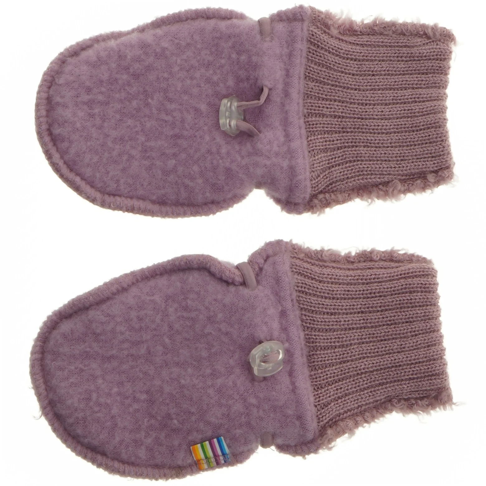 Rosa uld vanter fra Joha (str. 86-92)