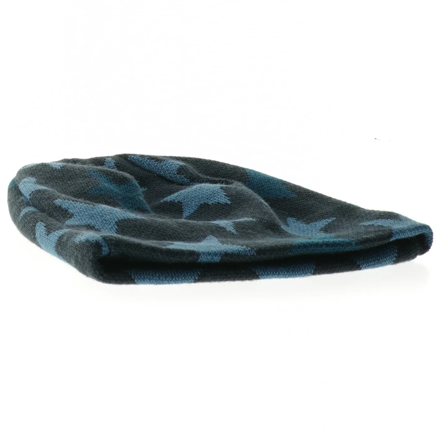 Mørkeblå hue med stjernemønster fra Mikk-line (str. 86-92)