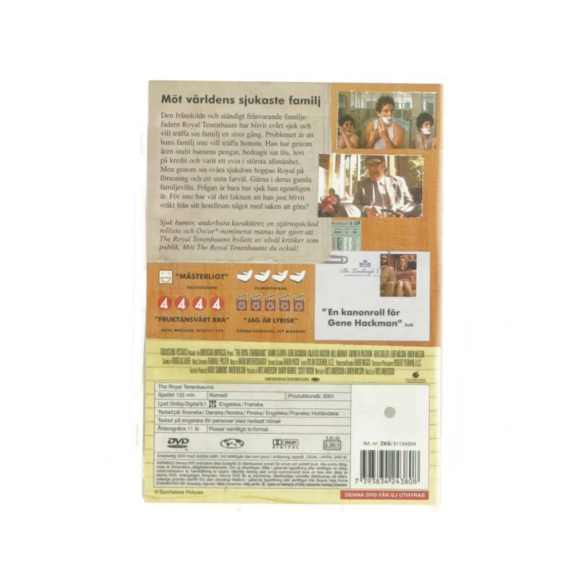 The Royal Tenenbaums (dvd)