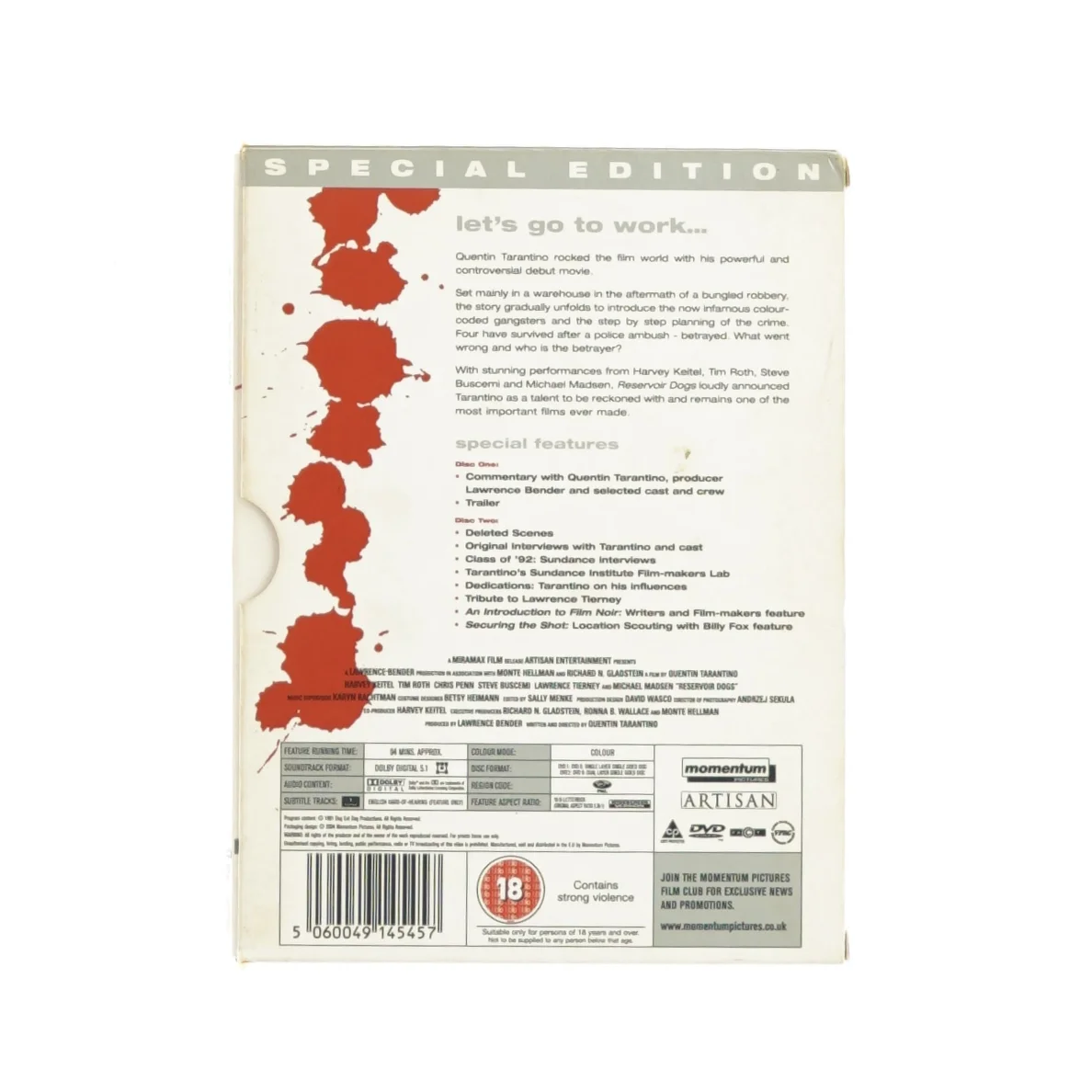 Reservoir dogs (dvd)