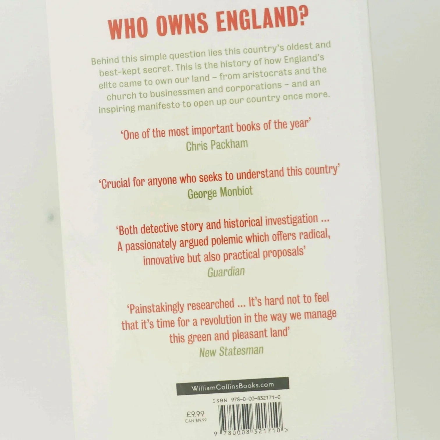 Who Owns England?: How We Lost Our Land and How to Take It Back af Guy Shrubsole (Bog)