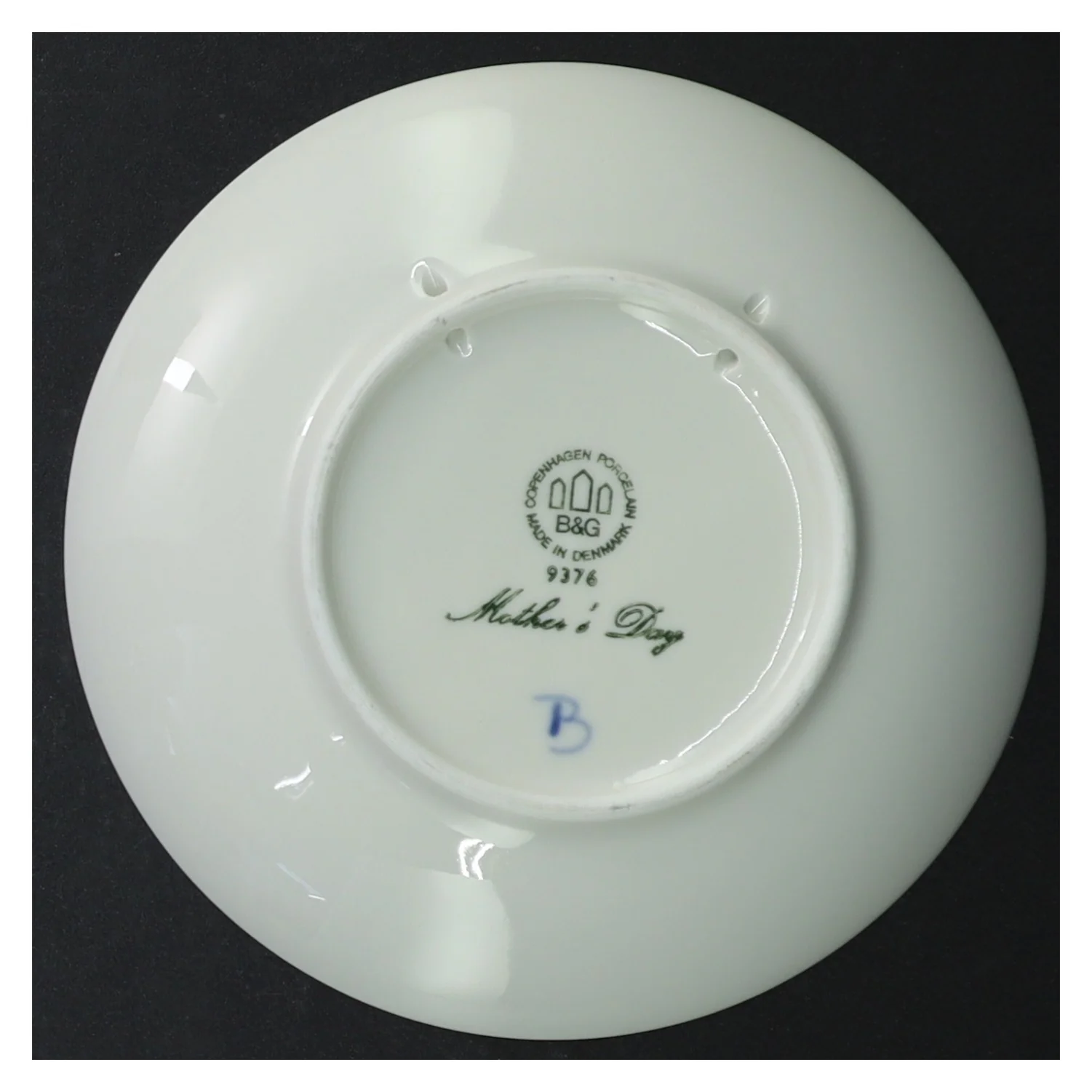 Mors dag platte 1976 fra Bing & Grøndahl (str. Ø 15 cm)