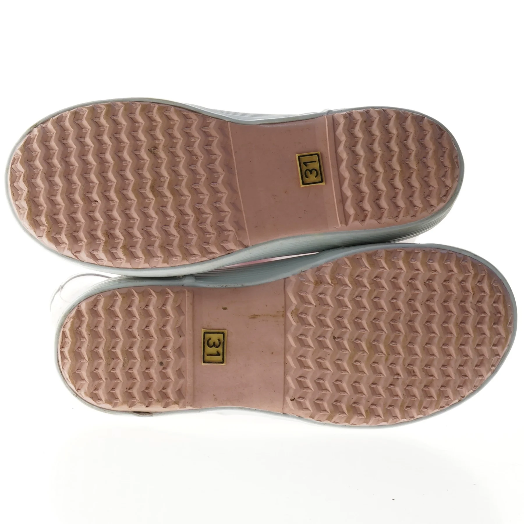 Lyserøde gummistøvler (str. 31)