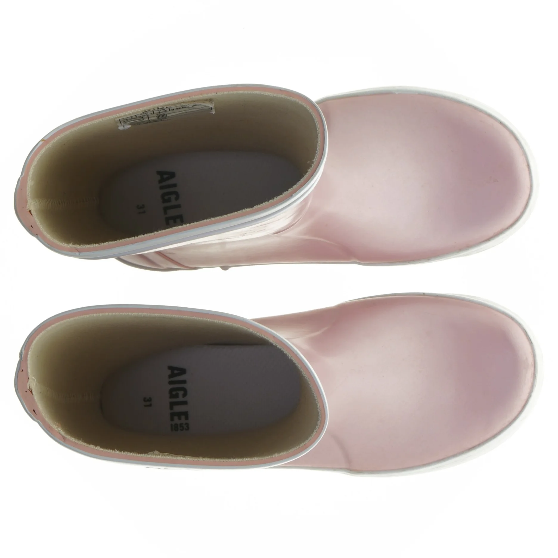 Lyserøde gummistøvler (str. 31)