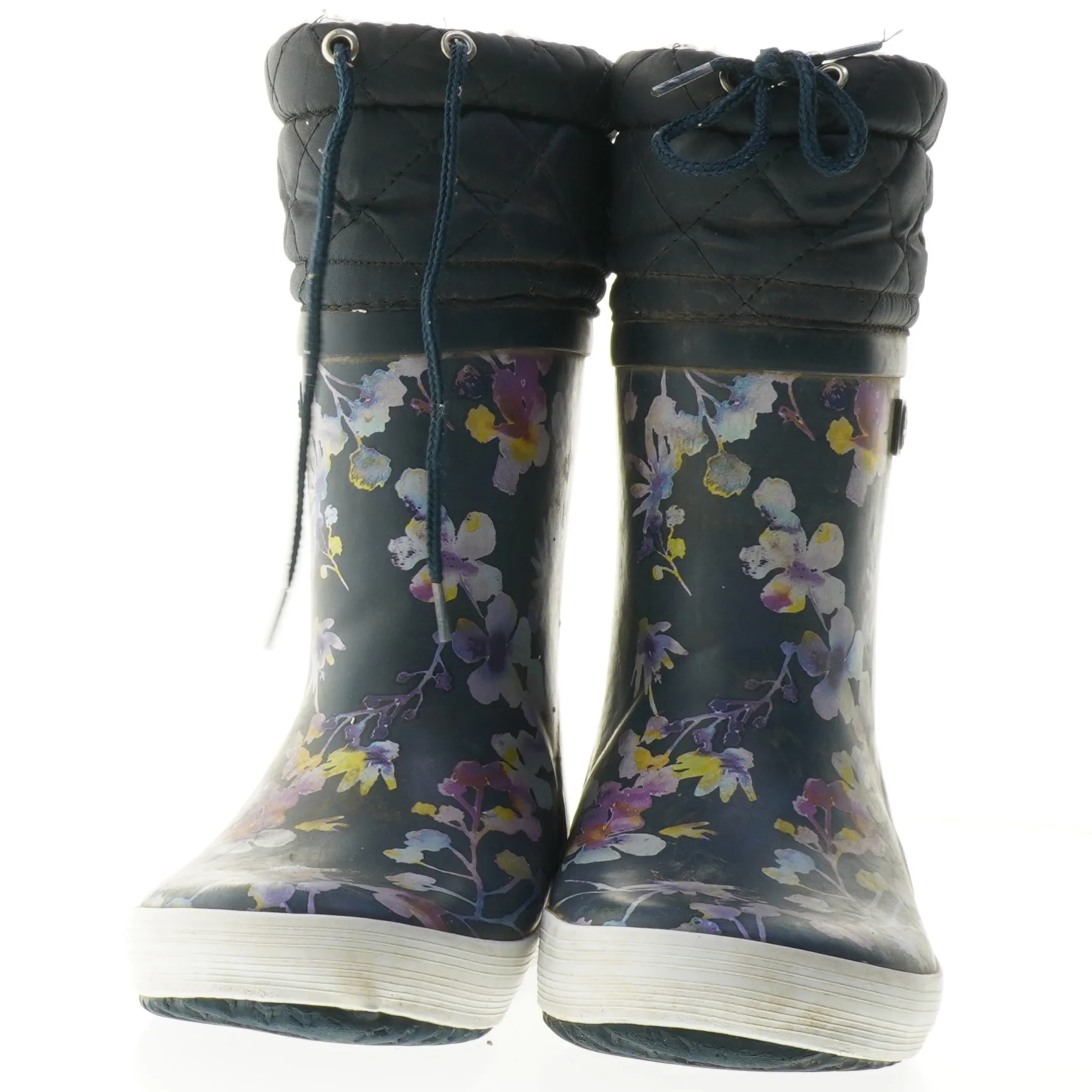 Blomstrede gummistøvler (str. 30)