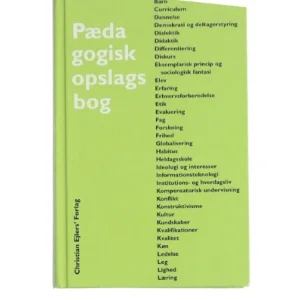 Pædagogisk opslagsbog : alfabetisk ordnet (Bog)