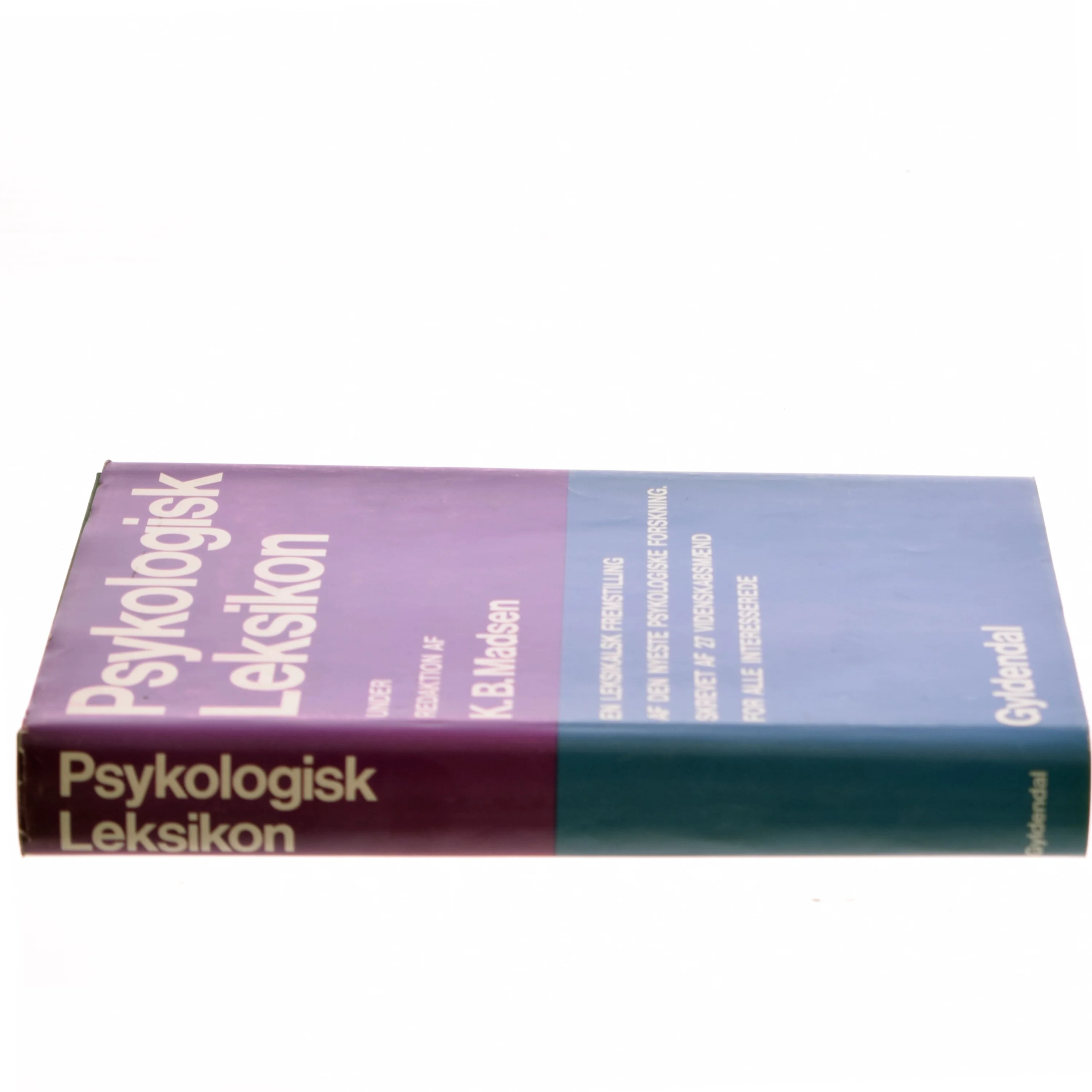 Psykologisk Leksikon af K. B. Madsen (Bog)
