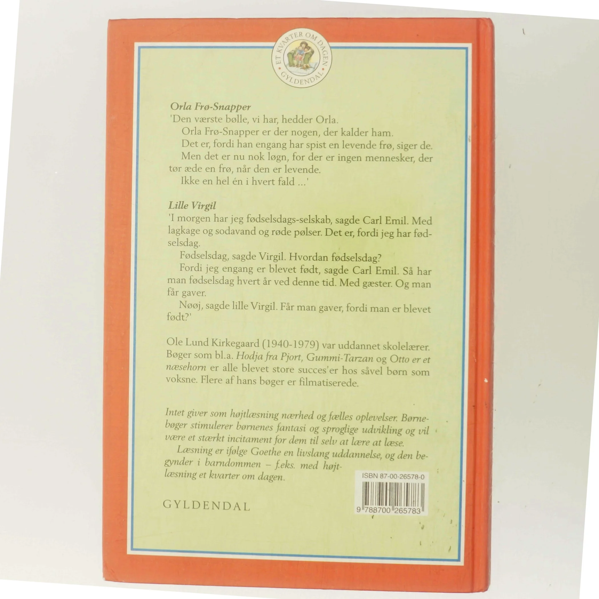 Orla Frø-Snapper : Lille Virgil af Ole Lund Kirkegaard (Bog)