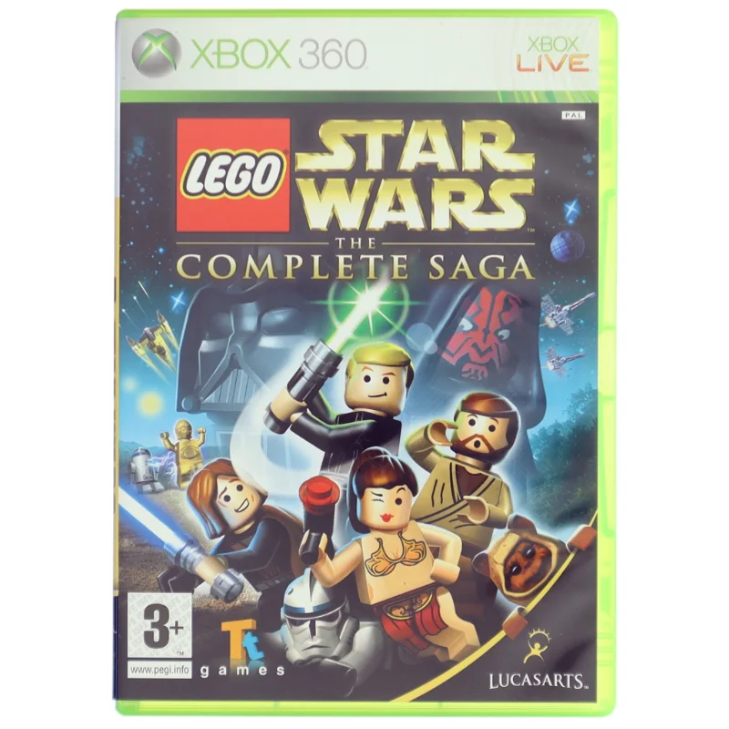 LEGO Star Wars: The Complete Saga Xbox 360 spil fra LucasArts