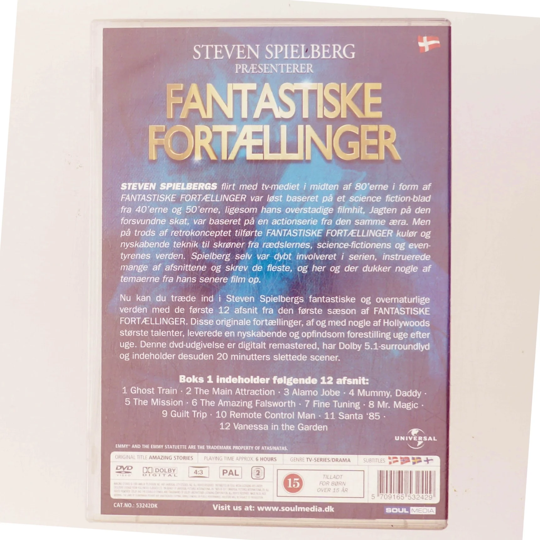 Amazing Stories Box I Blå (DVD)