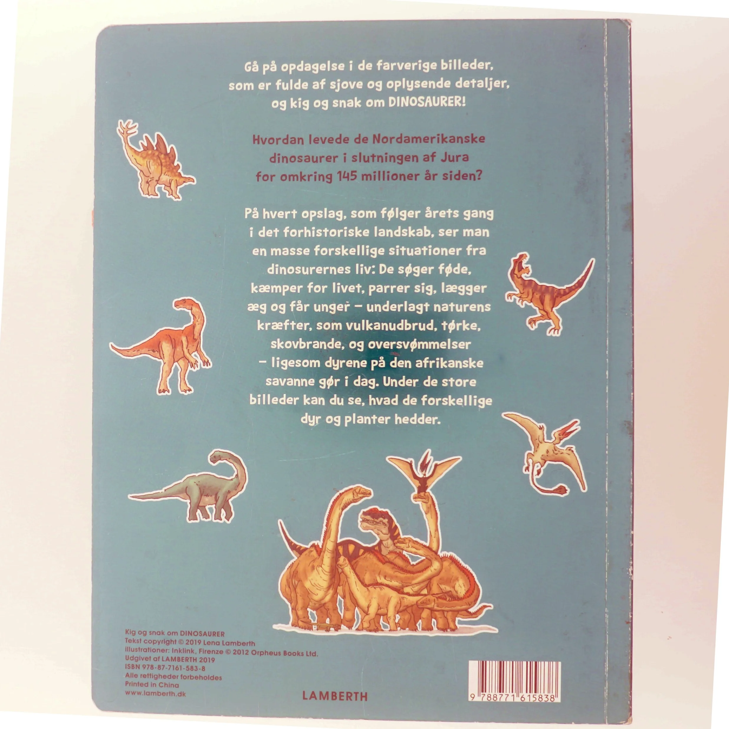 Kig og snak om dinosaurer af Lena Lamberth (Bog)