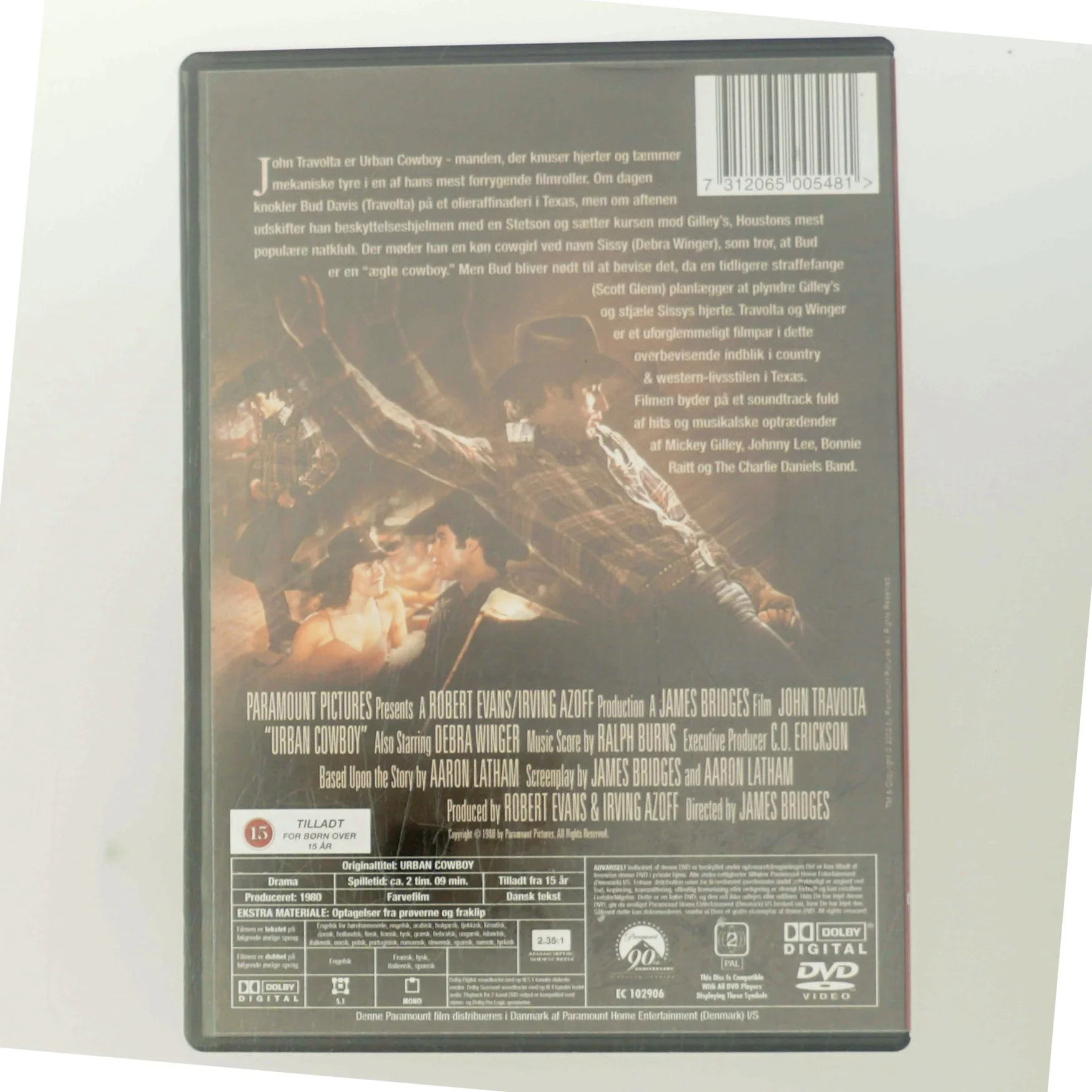 Urban Cowboy med John Travolta (DVD)