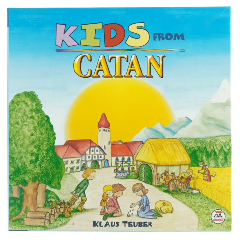 Kids fra Catan brætspil (str. 29 x 29 x 8 cm)