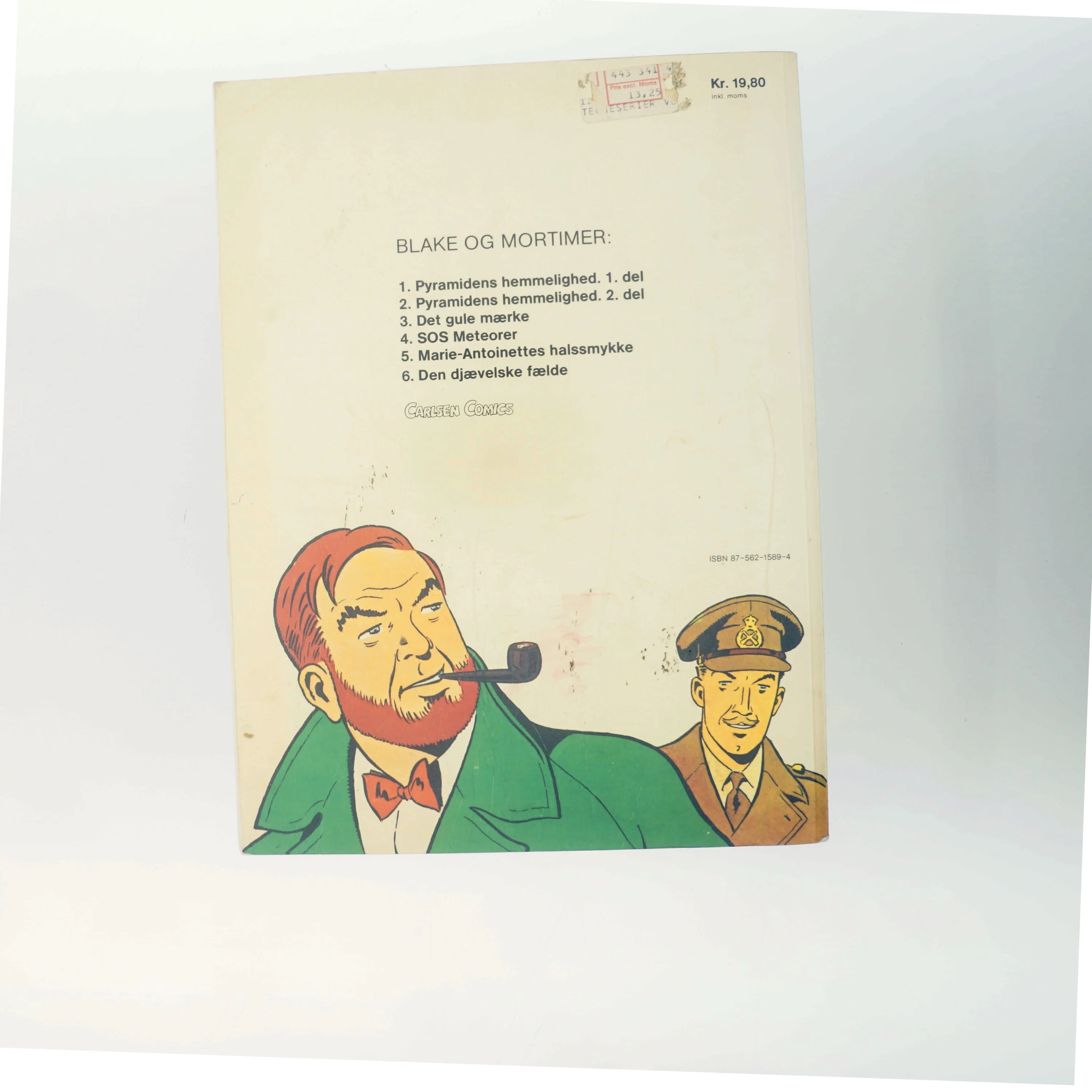 Blake og Mortimer: Den Djævelske Fælde af Edgar P. Jacobs (Bog)