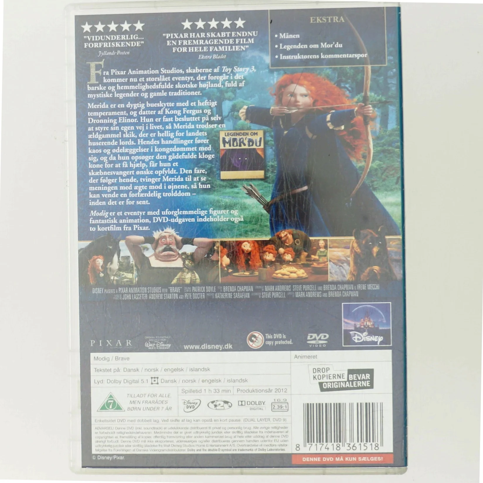 Modig med Kelly Macdonald (DVD)