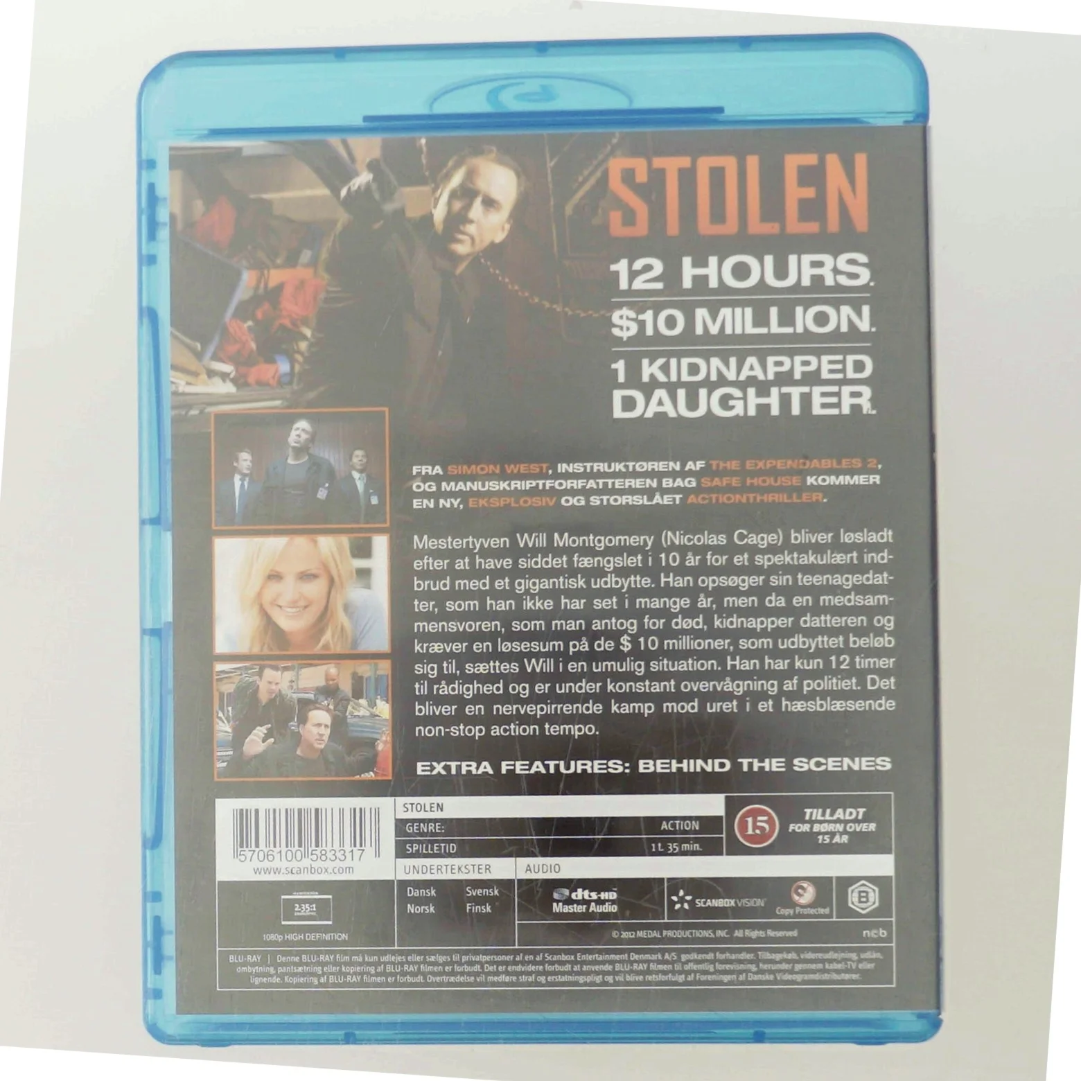 Stolen med Nicolas Cage (DVD)