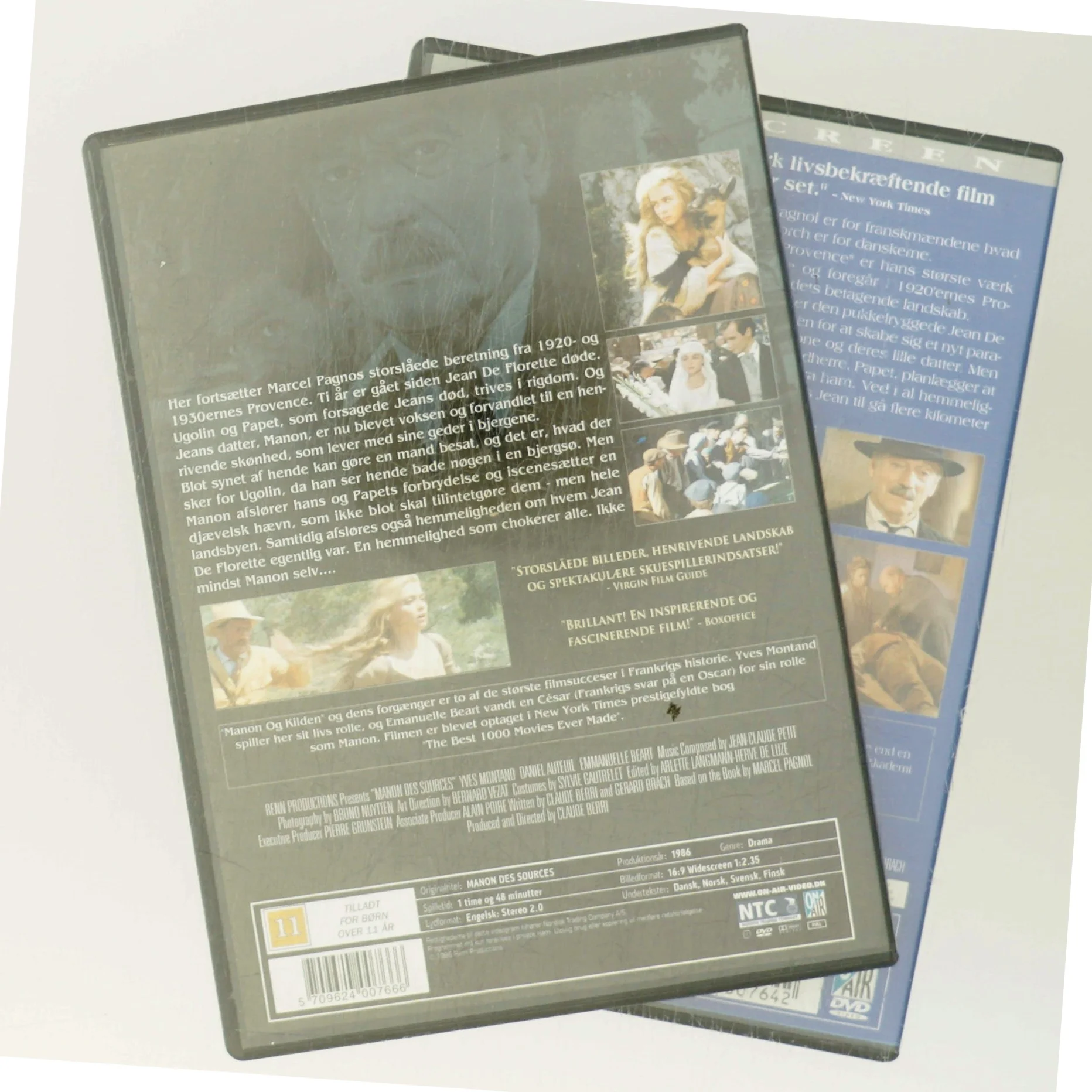 Manon og kilden med Gérard Depardieu (DVD)