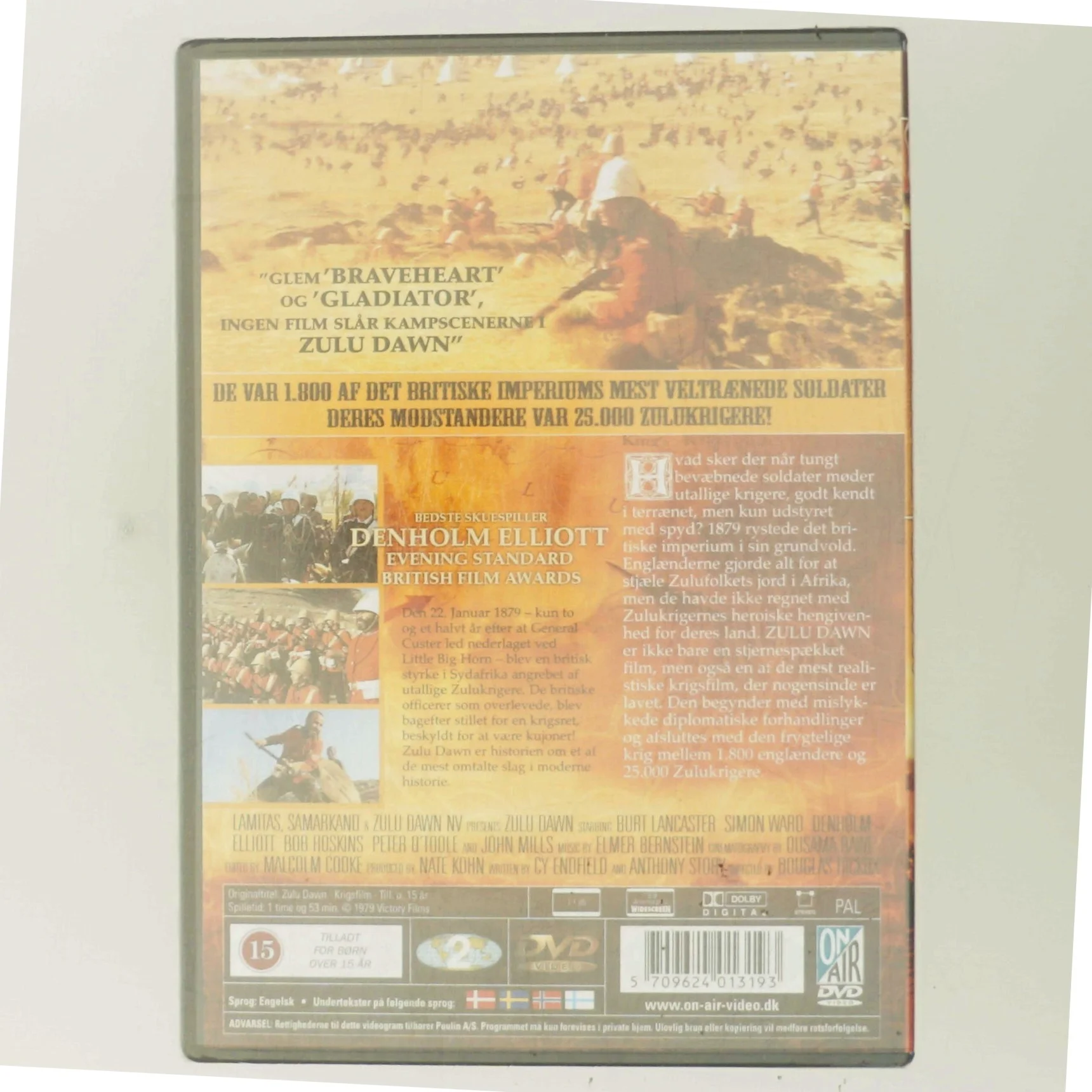 Zulu Dawn med Peter O'Toole (DVD)
