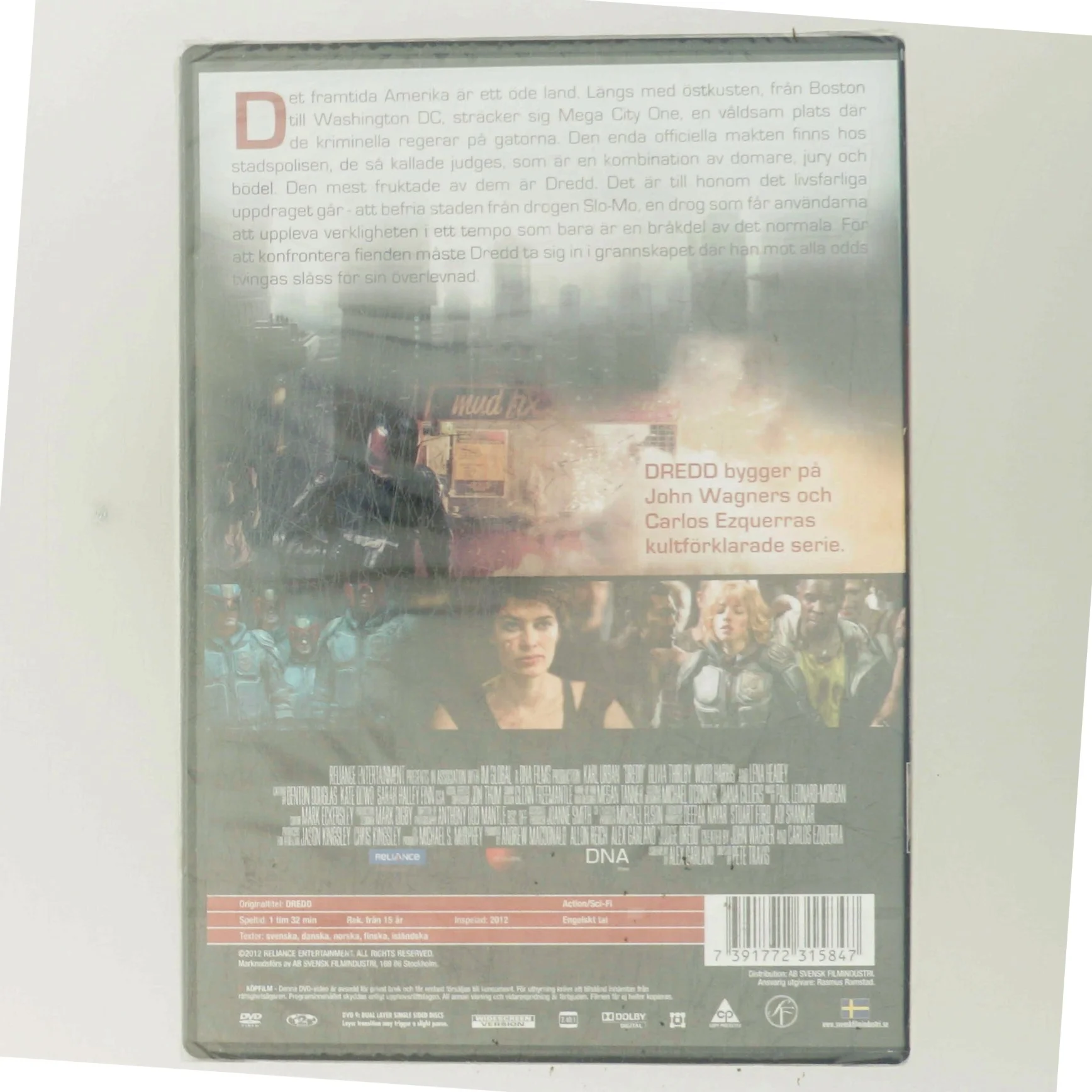 Dredd med Karl Urban (DVD)
