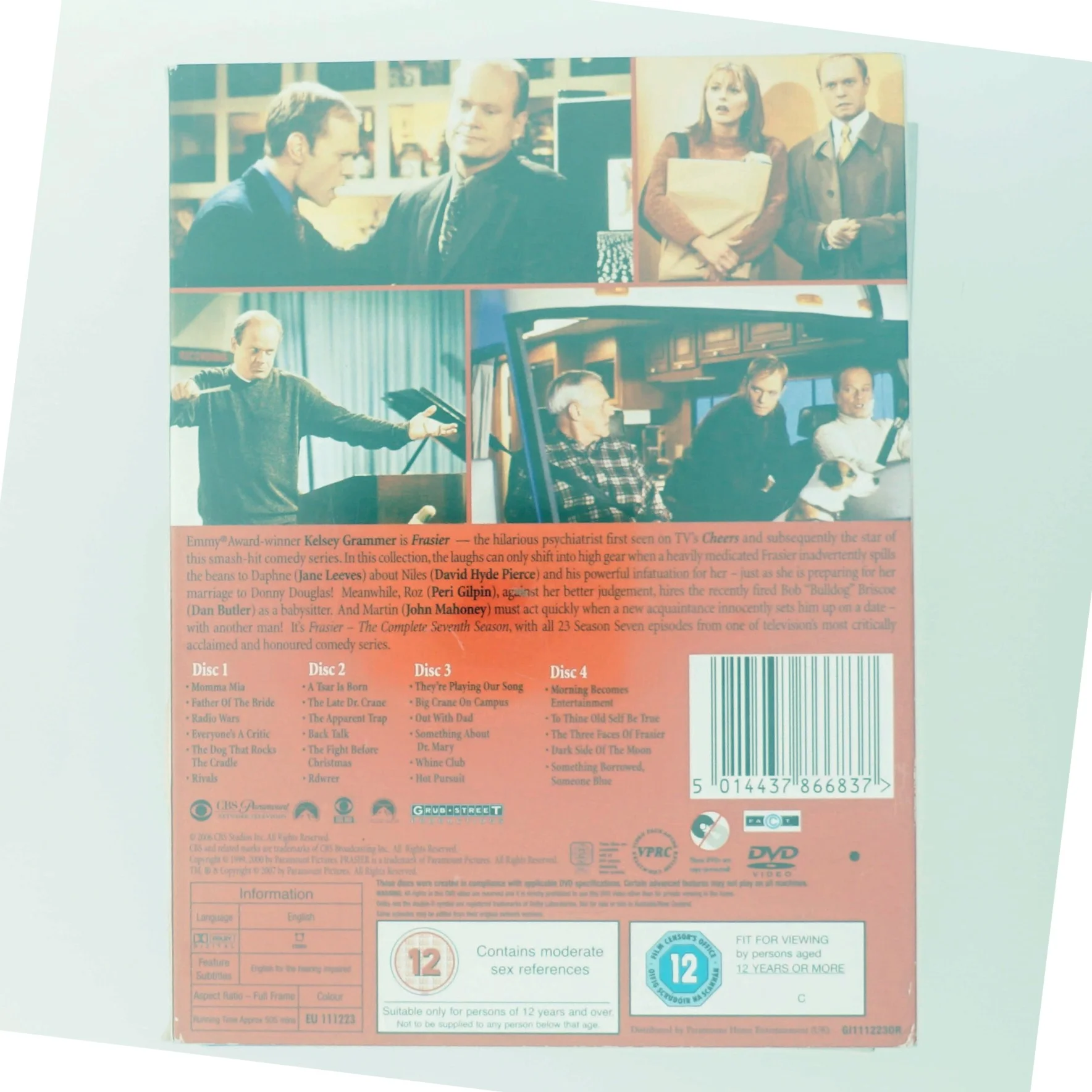 Frasier DVD-sæsoner