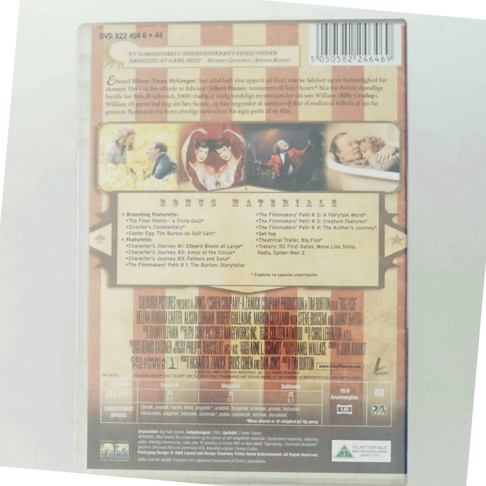 Big Fish med Ewan McGregor (DVD)