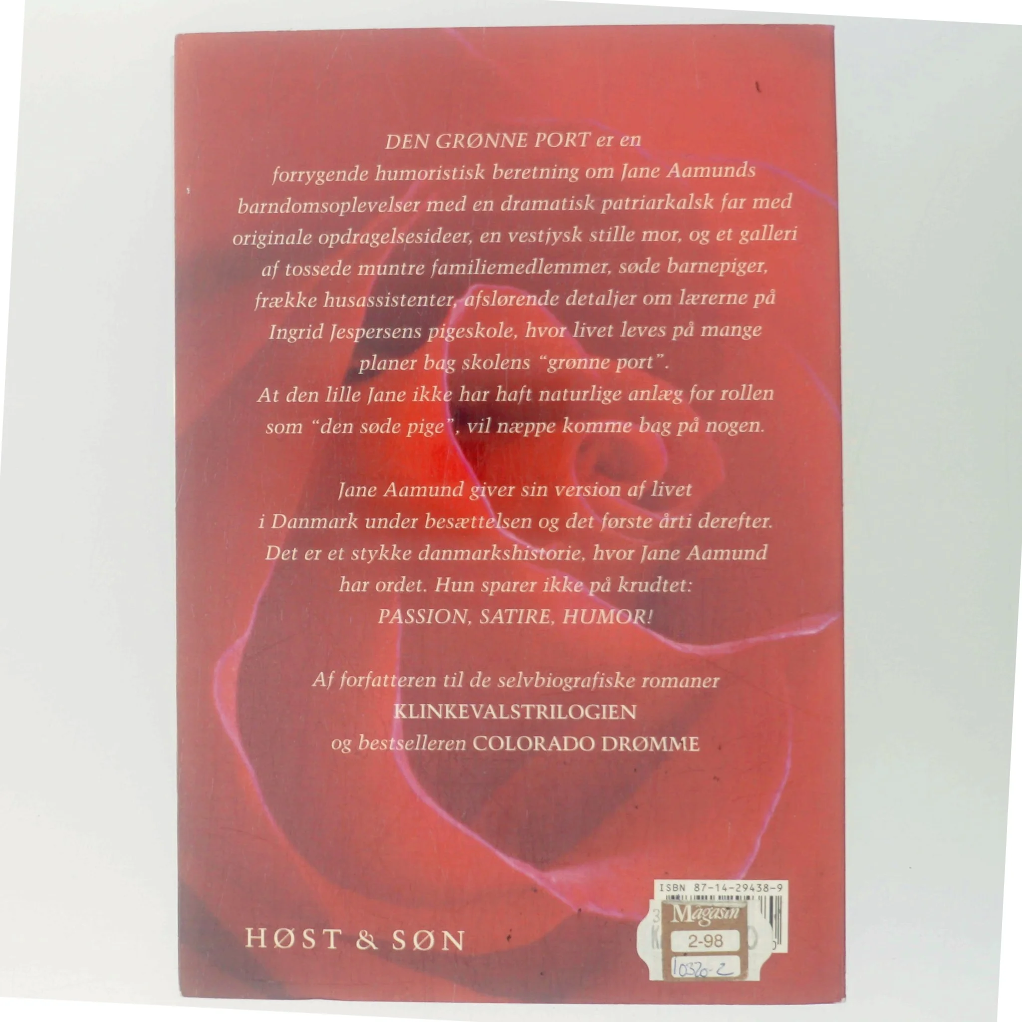 Den grønne port af Jane Aamund (Bog)