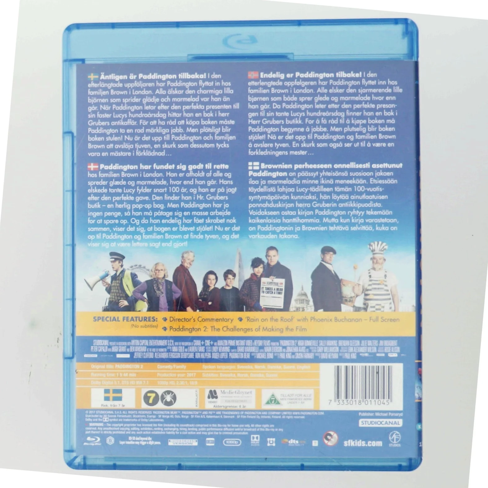 Paddington 2 med Hugh Bonneville (DVD)