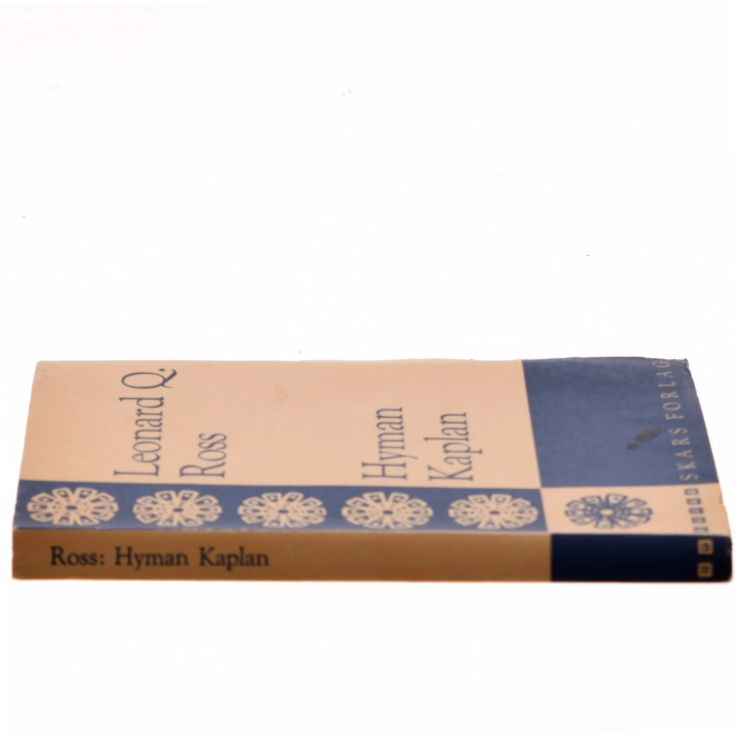 Hyman Kaplan bog af Leonard Q. Ross fra SKARS FORLAG