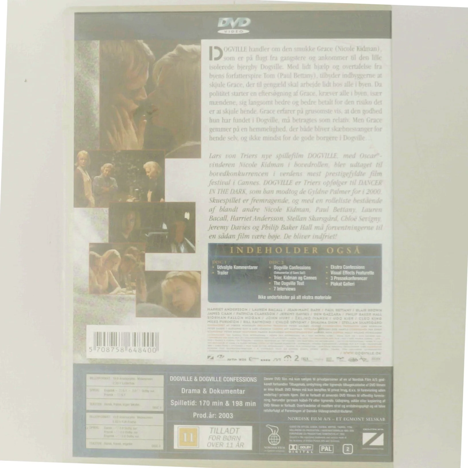 Dogville med Nicole Kidman (DVD)