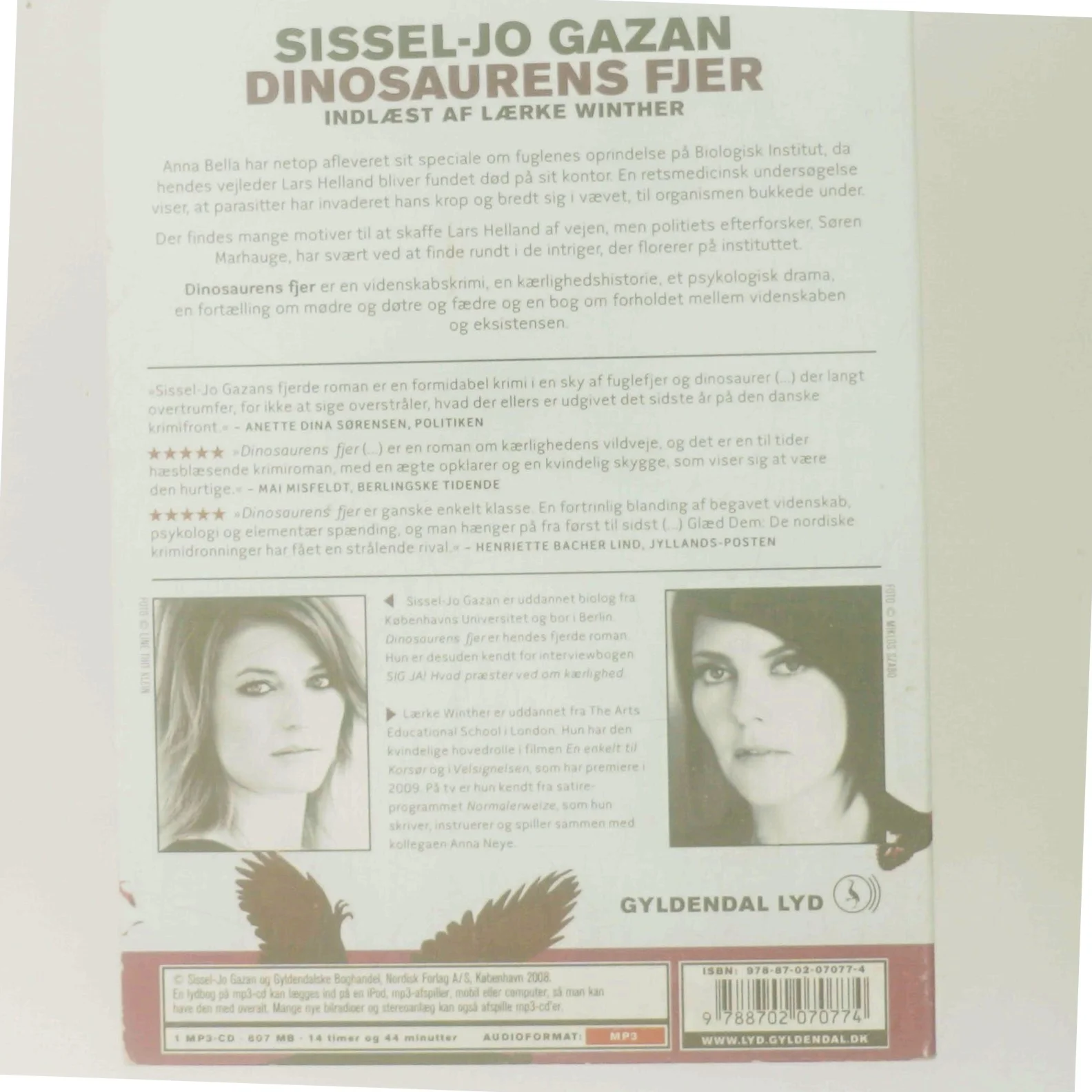 Dinosaurens fjer af Sissel-Jo Gazan (Lydbog))