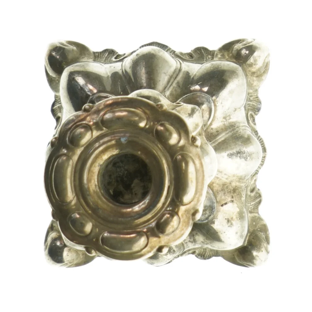 Antik lysestage (str. 17 cm)