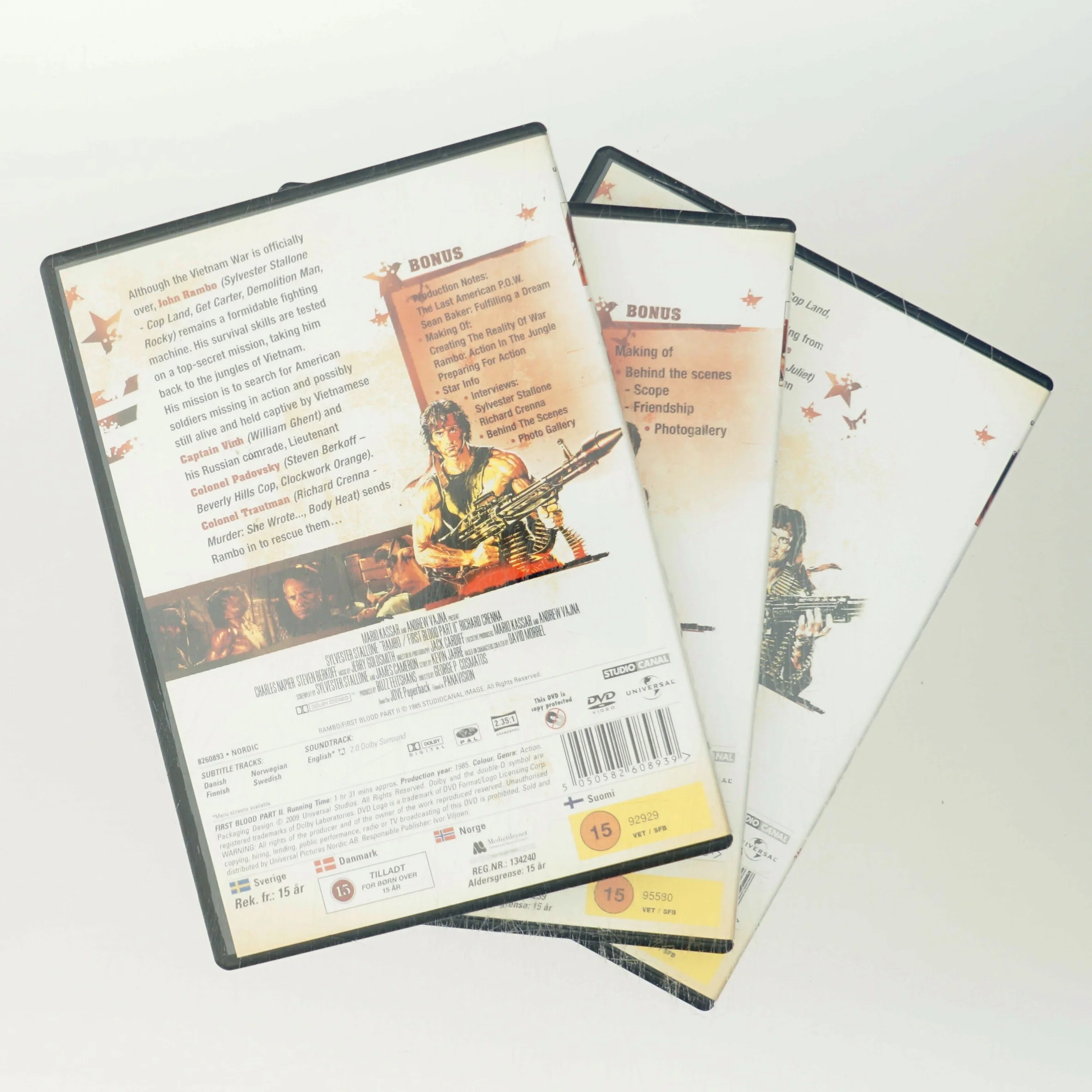 First Blood DVD med Sylvester Stallone (DVD)