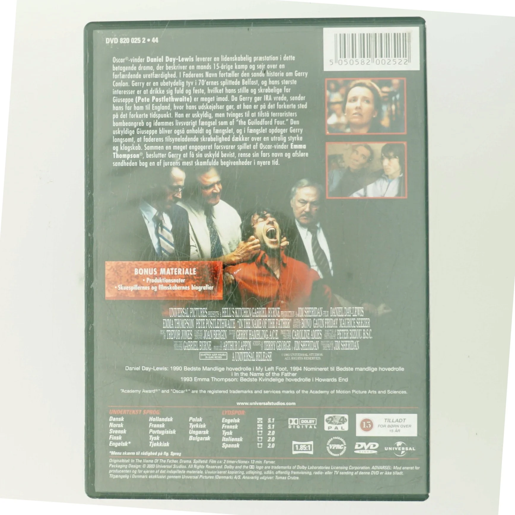 In the Nam of thw Father Daniel Day Lewis (DVD)