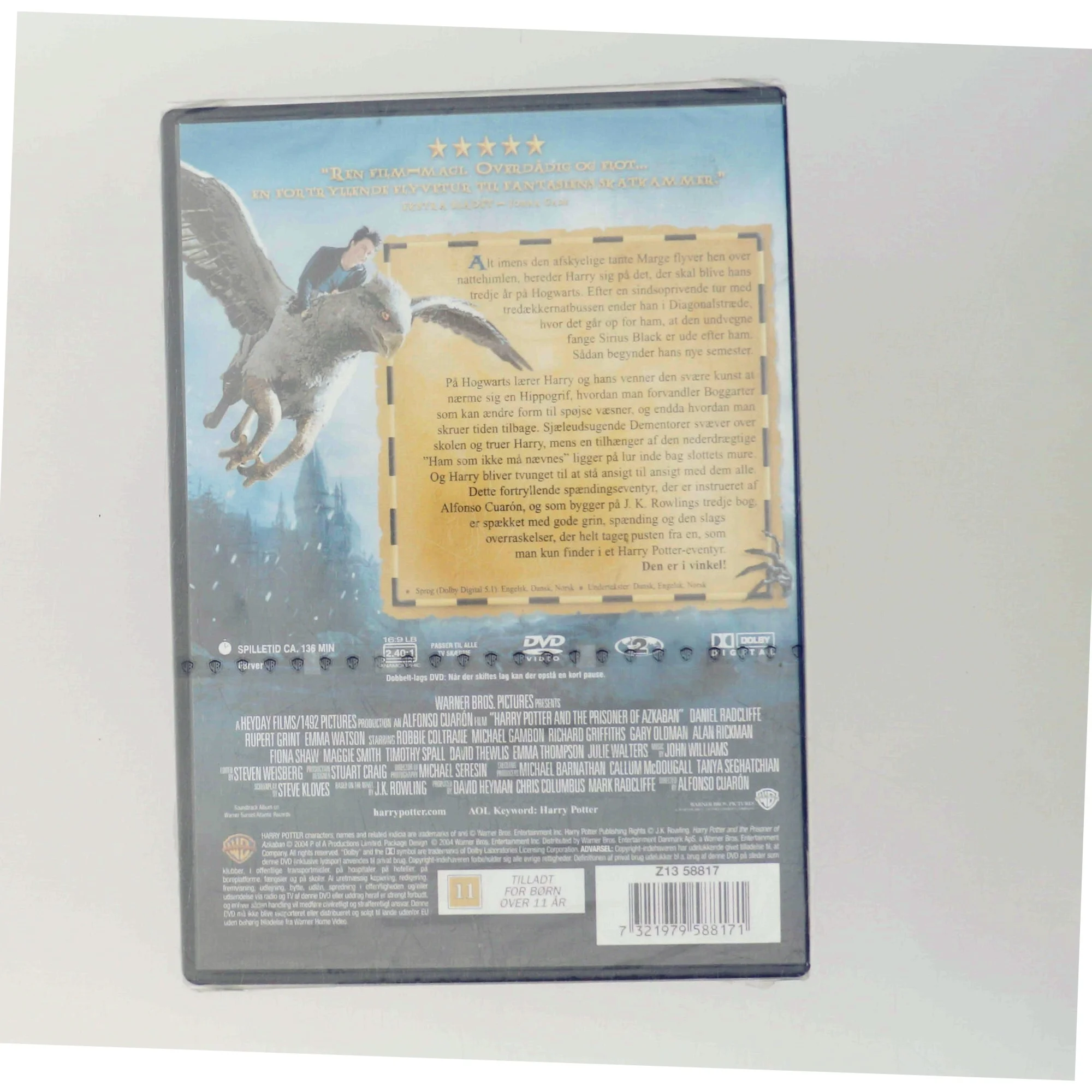 Fangen fra Azkaban (3) med Daniel Radcliffe (DVD)