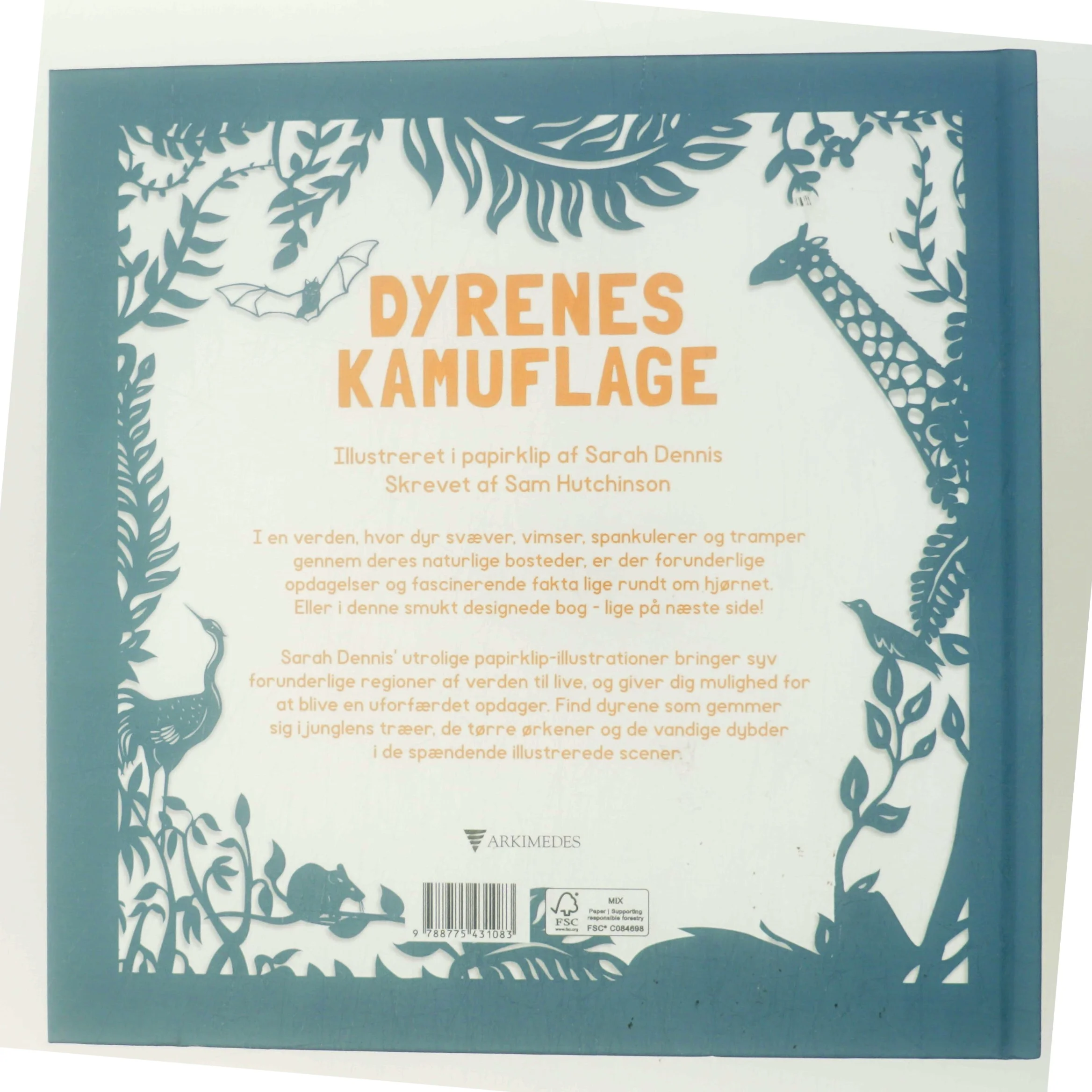 Dyrenes kamuflage af Sam Hutchinson (Bog)