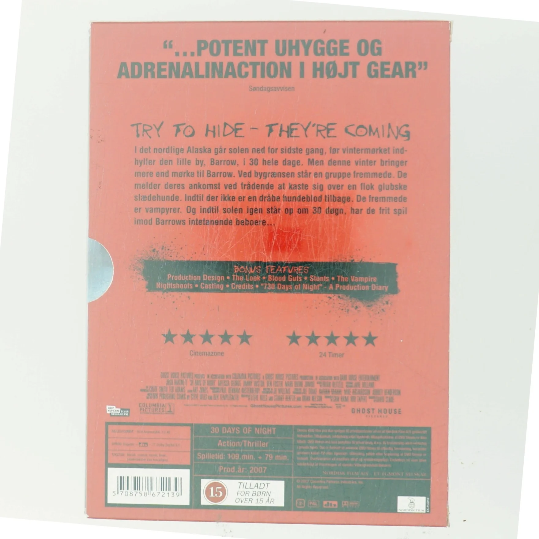 30 Days of Night med Josh Hartnett (DVD)