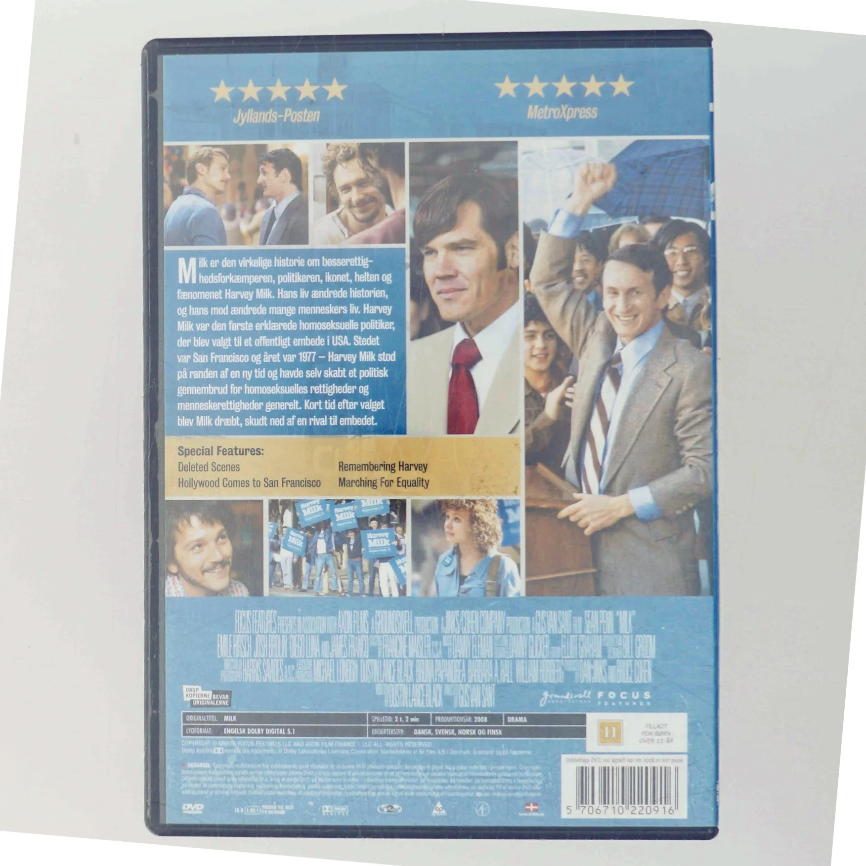 Milk med Sean Penn (DVD)